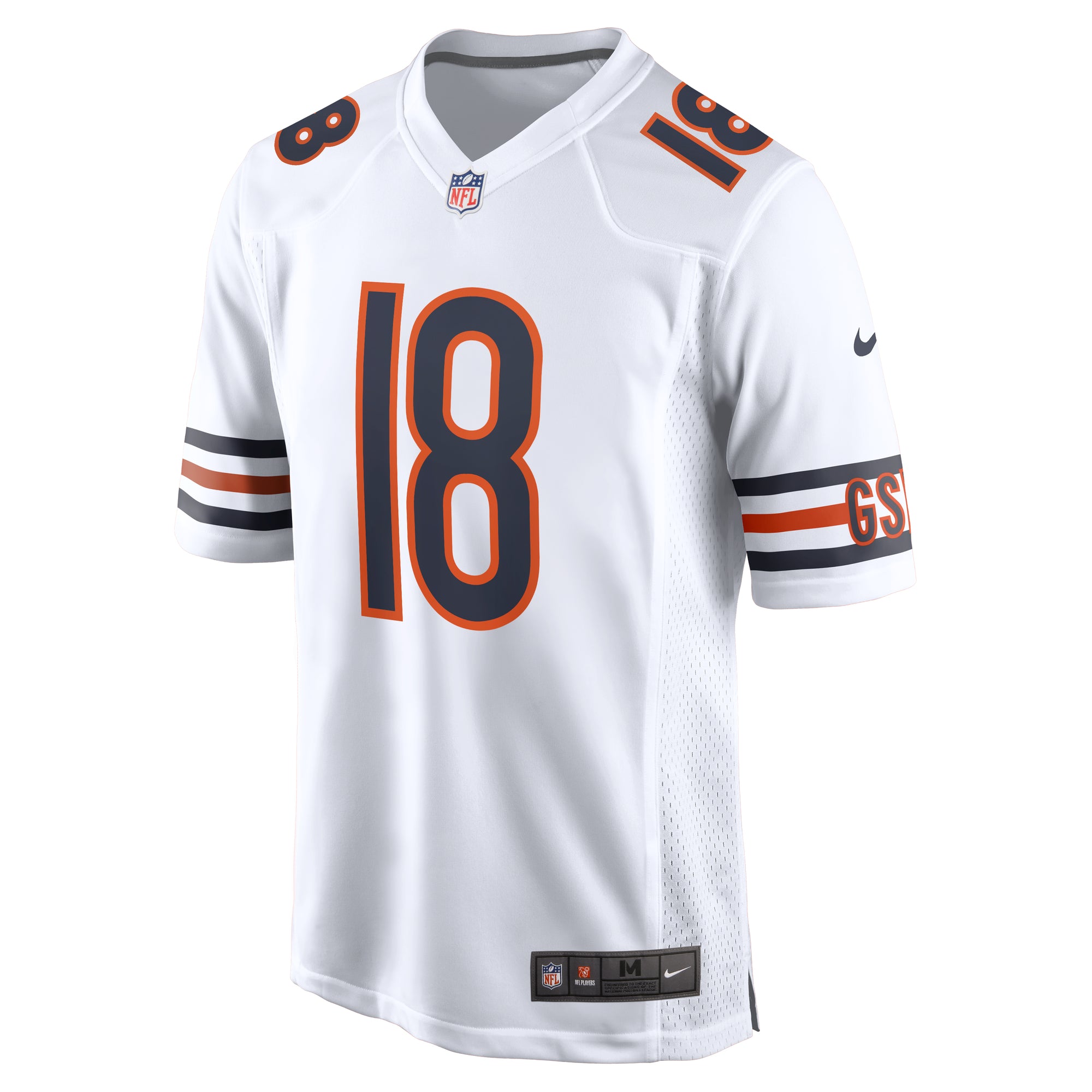 Caleb Williams Chicago Bears Nike White Road Replica Jersey、mySite、vikingsvslions