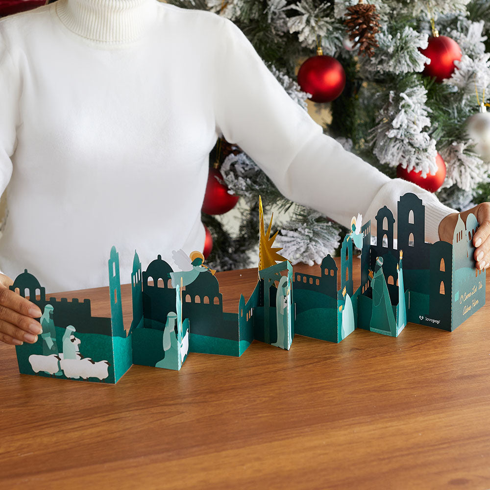 Nativity Scene Loooooong Card™ (Expands to 2 feet)、mySite、solidvoid