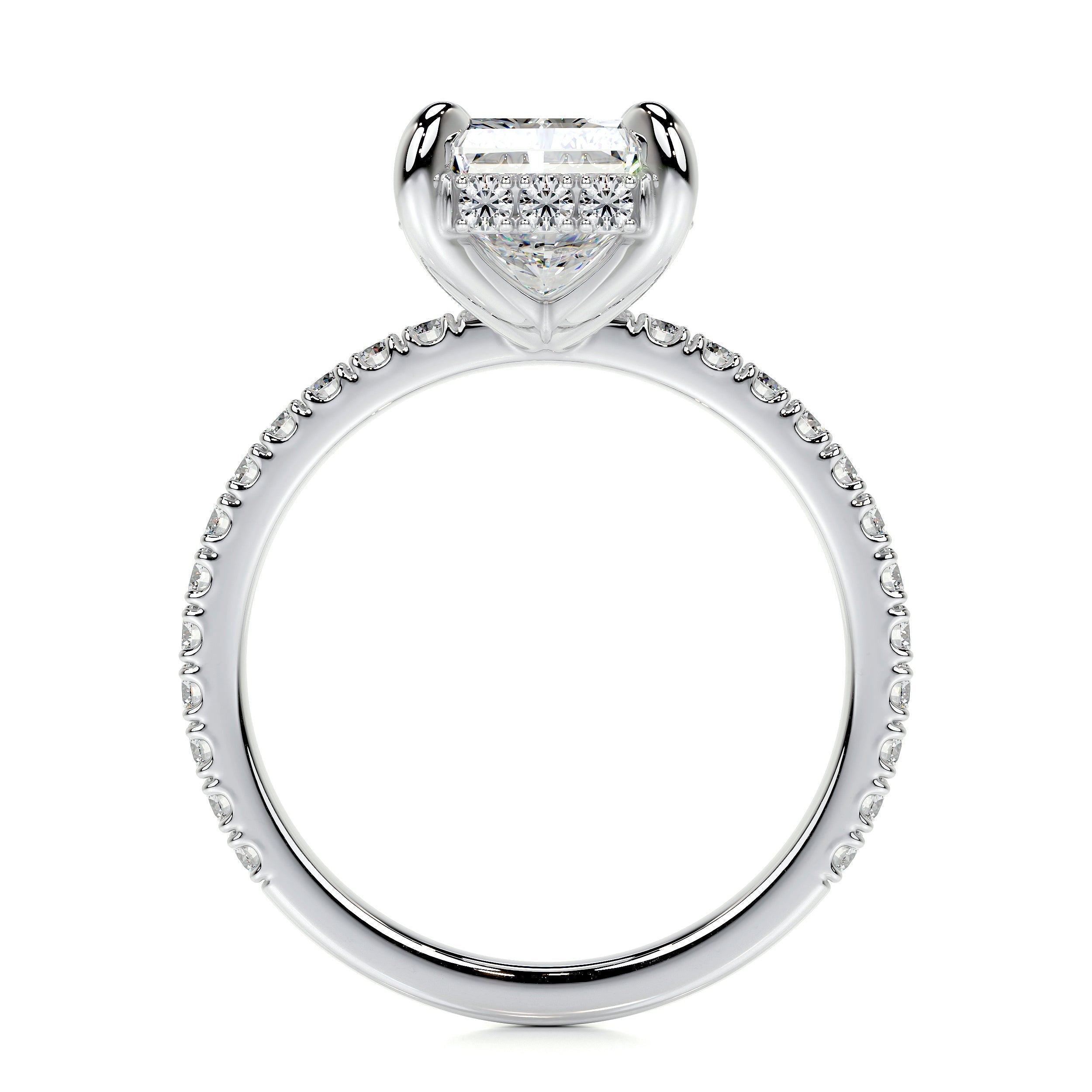 Luna Lab Grown Diamond Ring - 14K White Gold、mySite、hinf8tx79