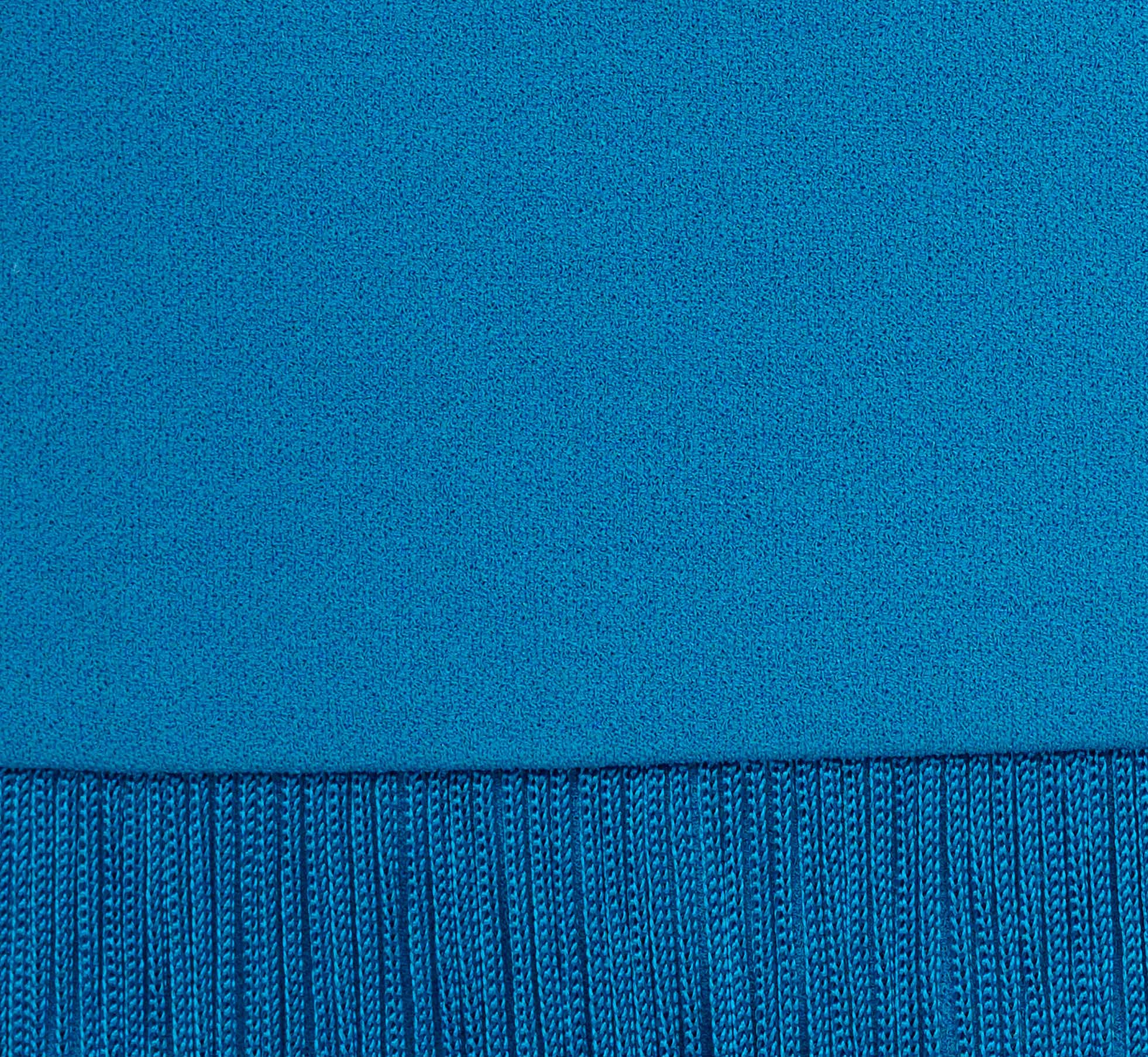 Crepe Fringe Dress With Double Spaghetti Straps And V Back In Deep Cerulean、mySite、solidvoid