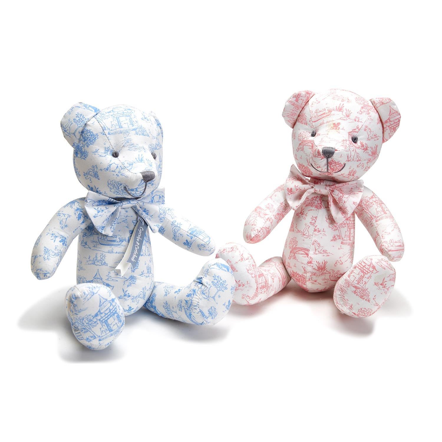  Toile Pattern Stuffed Teddy Bear、mySite、elrpsem3k