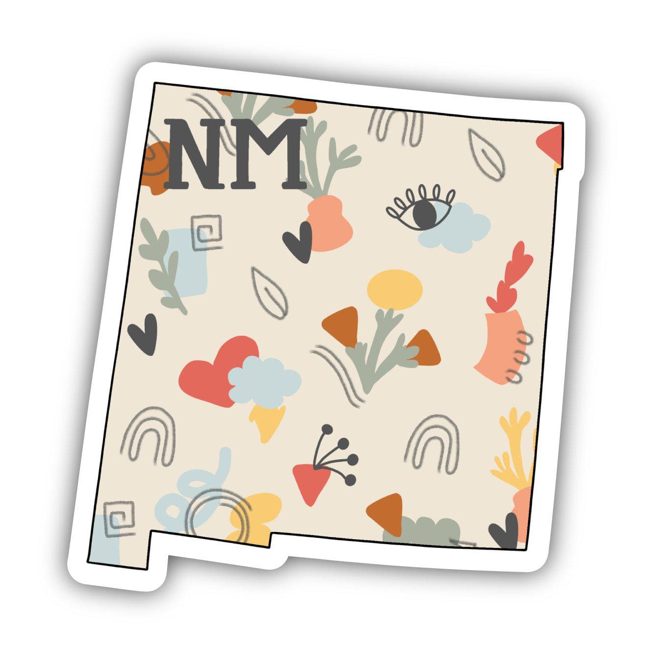  New Mexico Abstract Pattern Sticker、mySite、elrpsem3k
