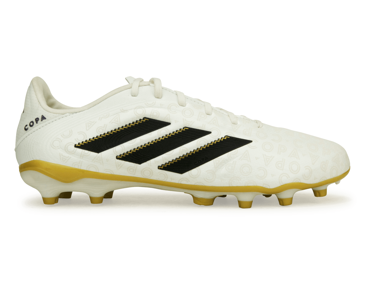 adidas Kids Copa Pure III League FG/MG White/Black/Gold、mySite、noshort