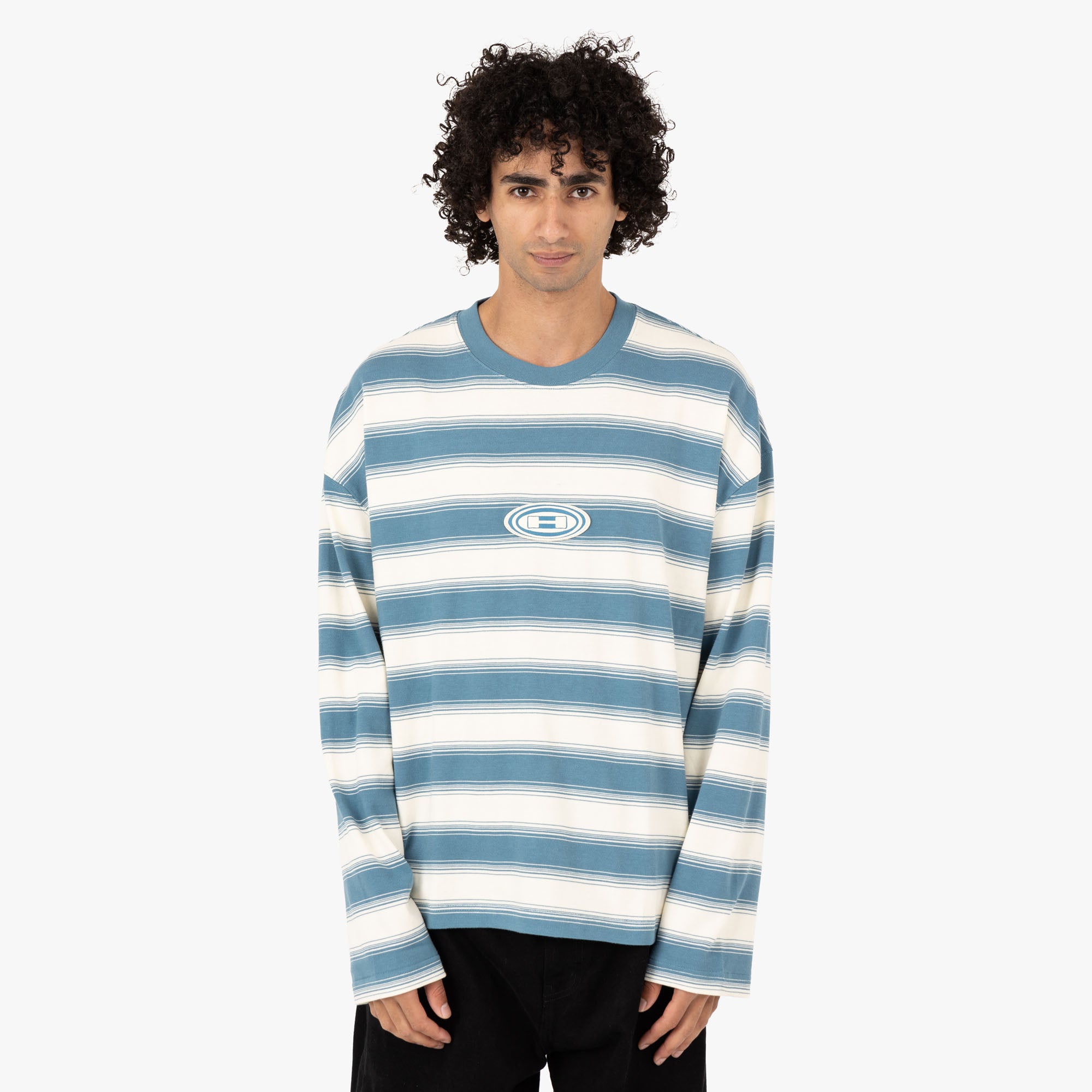  Honor The Gift 1988 Stripe Long Sleeve T-shirt / Cream、mySite、merchandisen