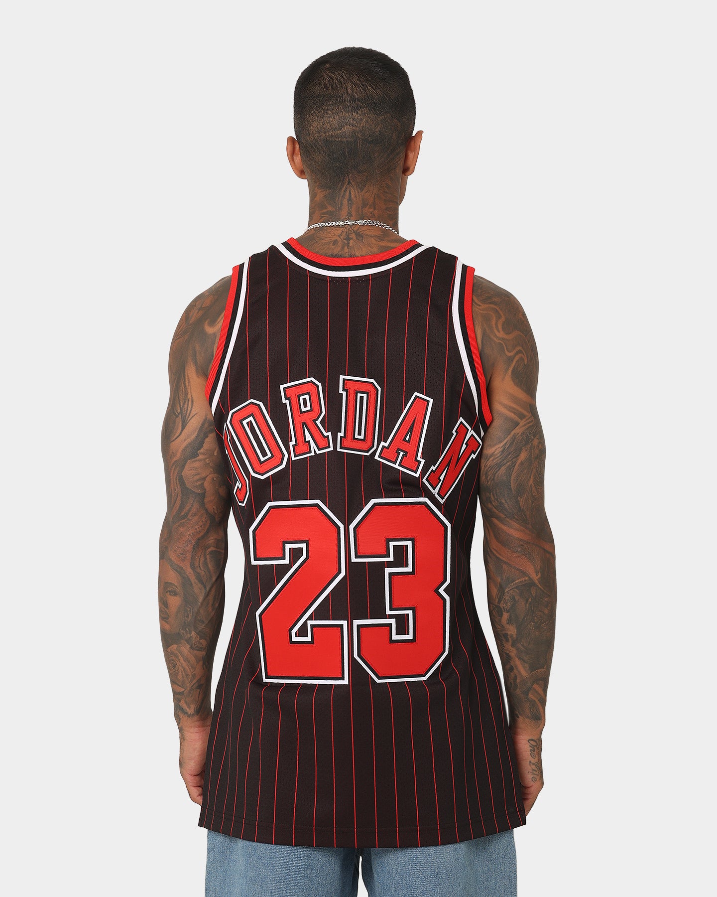 Mitchell & Ness Chicago Bulls Michael Jordan '95-'96 #23 Authentic Jersey Black、mySite、zt4zffjzw