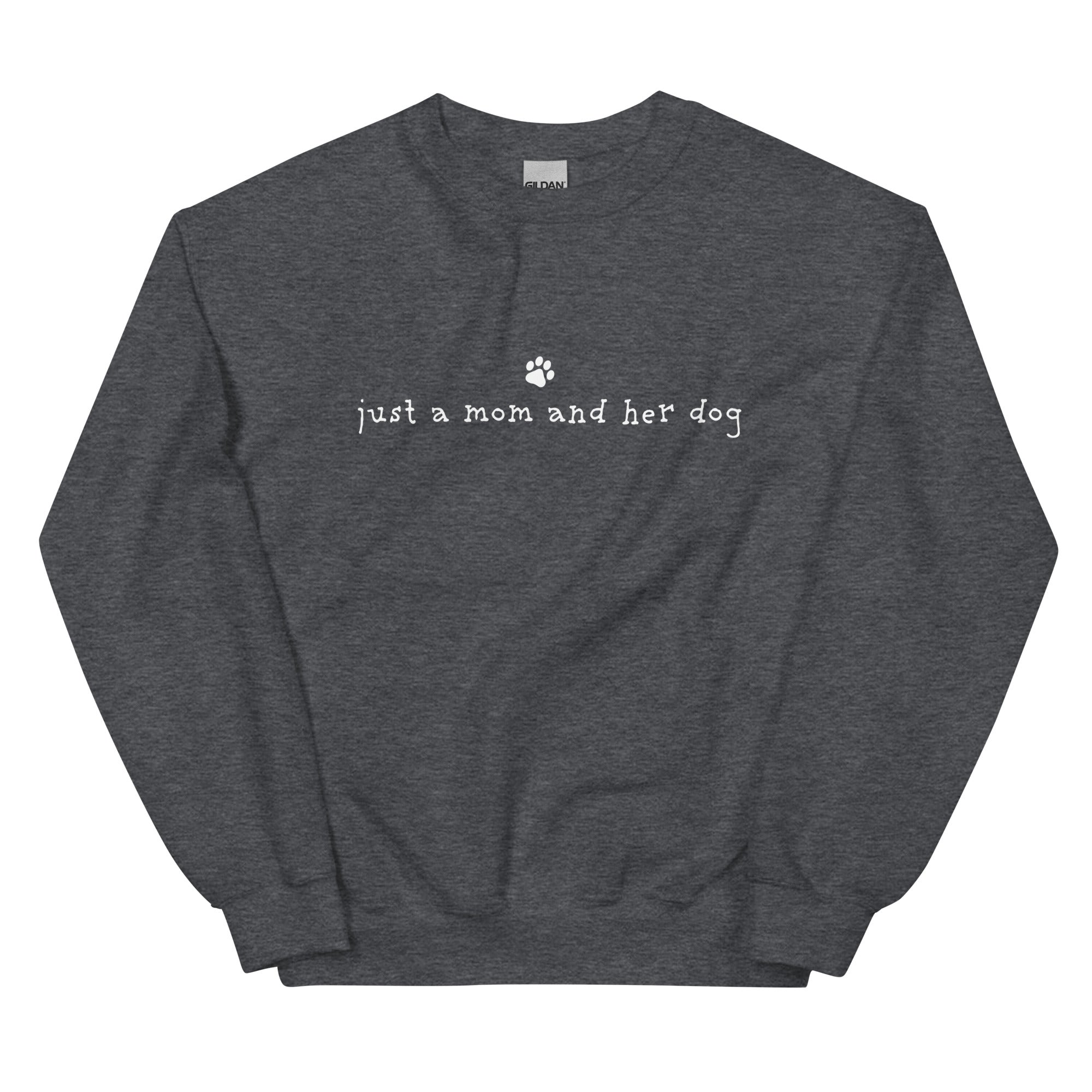 Just A Mom & Her Dog Crewneck Sweatshirt、mySite、camillekostekn