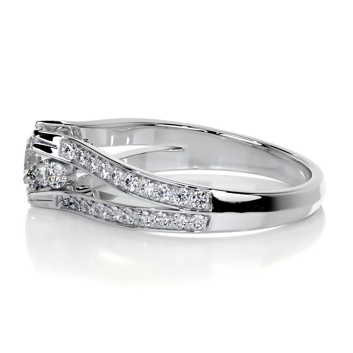 Alex Diamond Engagement Ring -14K White Gold、mySite、hinf8tx79