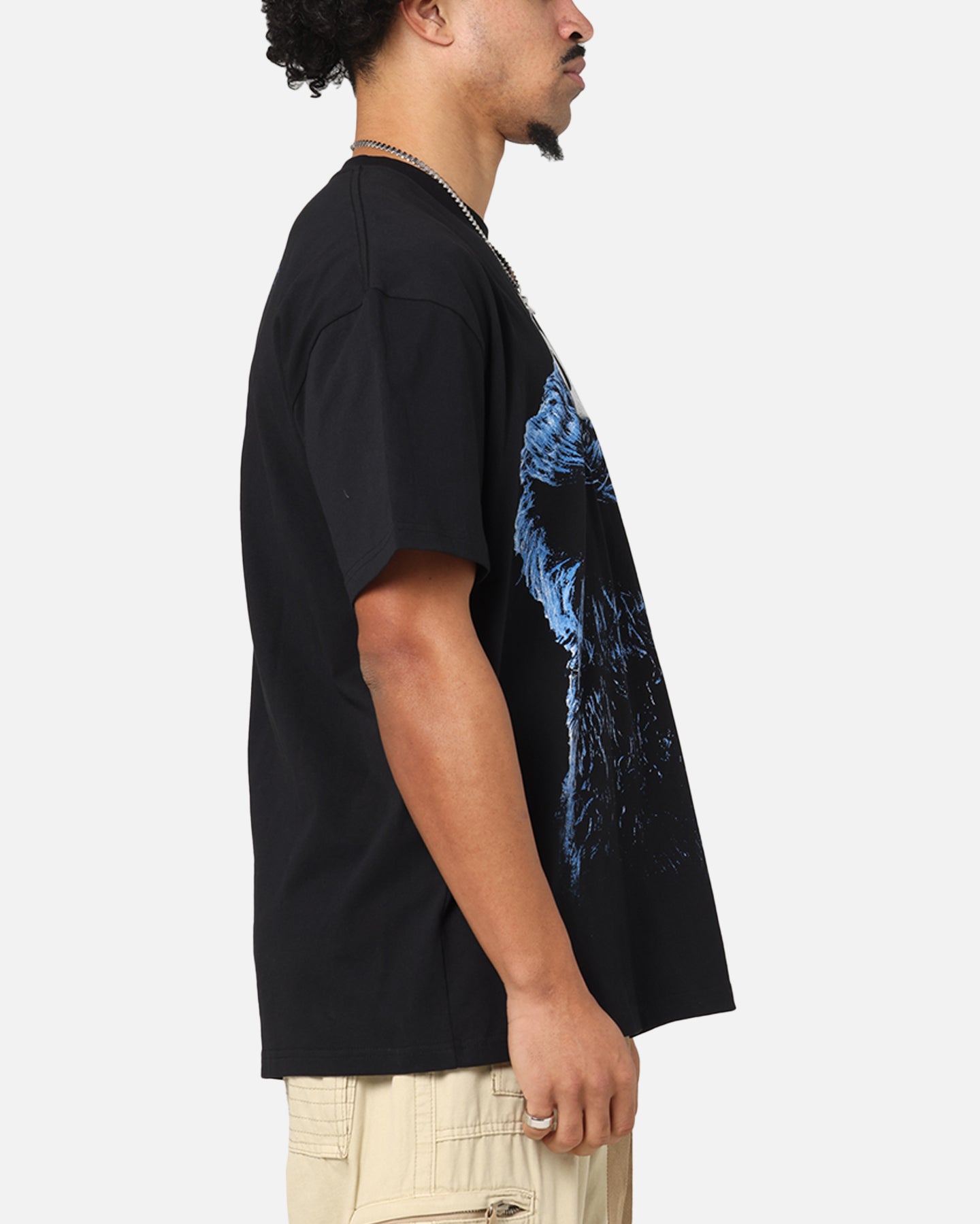 American Thrift X Sesame Street Cookie Monster Grail Heavy T-Shirt Black、mySite、zt4zffjzw