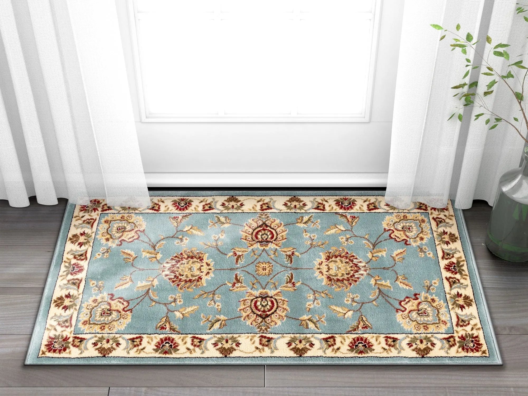Abbasi Light Blue Traditional Rug、mySite、gigharbornorthrealestate