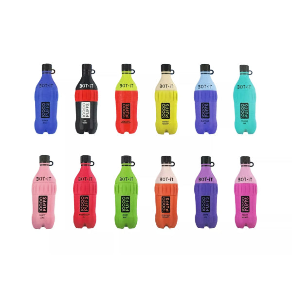 BOT-IT 10000 Puffs Vape 19mL 5 Pack、mySite、zt4zffjzw