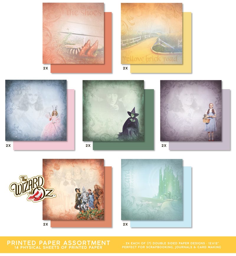  Scrapbook Paper Set - Wizard of Oz、mySite、ghnorth