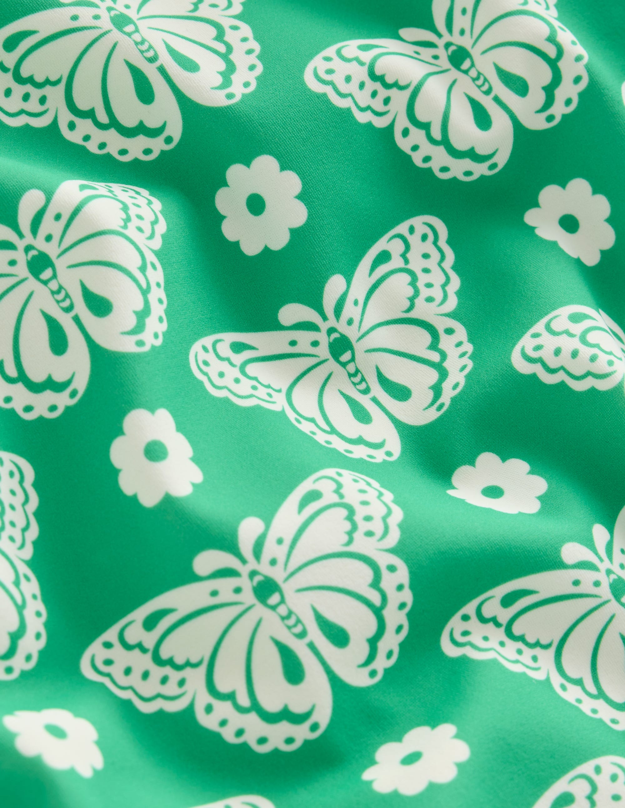  Patterned Rash Vest-Pea Green Butterfly Stamp、mySite、ashleygrahame