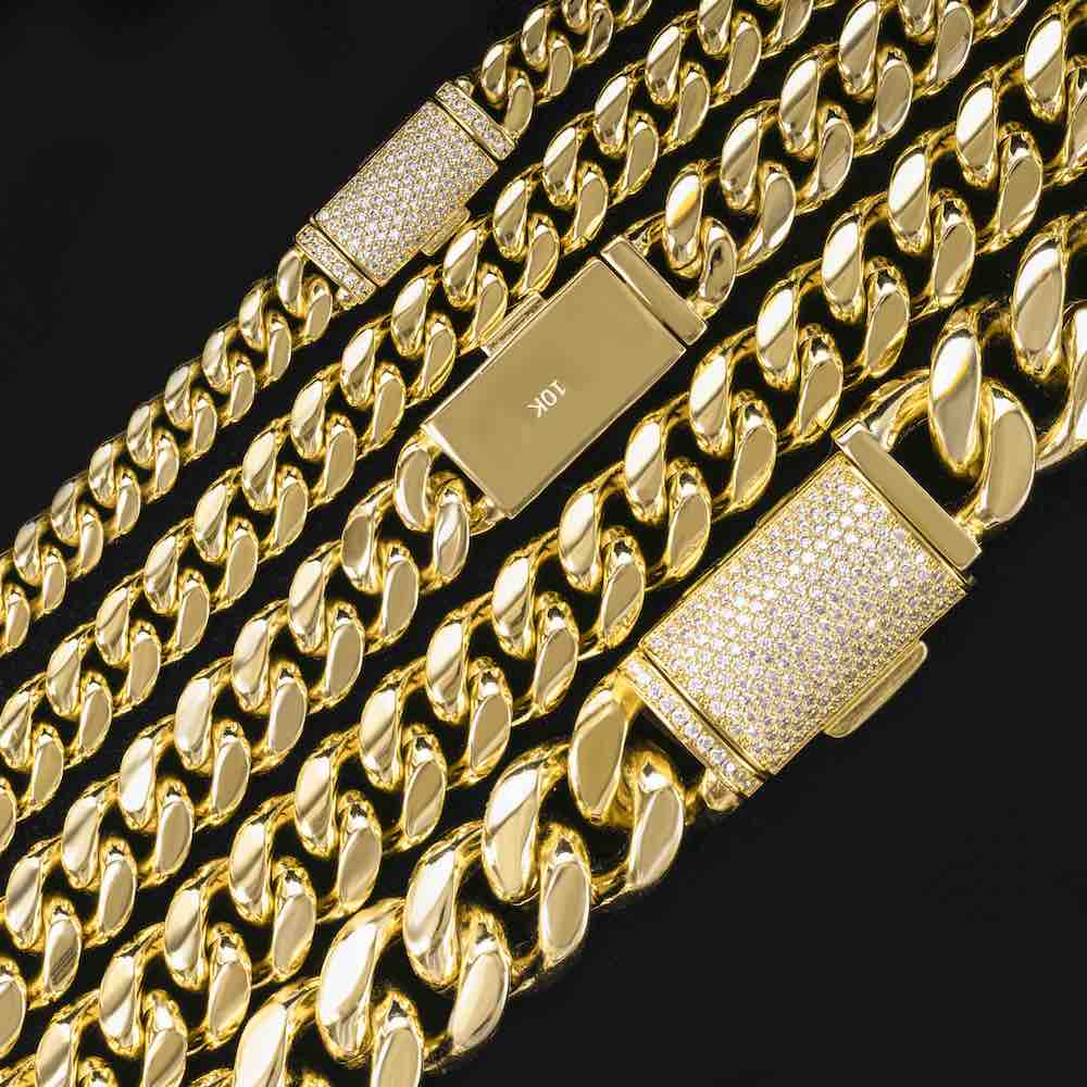 S925 Plain Cuban Link Chain 14K Gold (ALL SIZES)、mySite、hinf8tx79