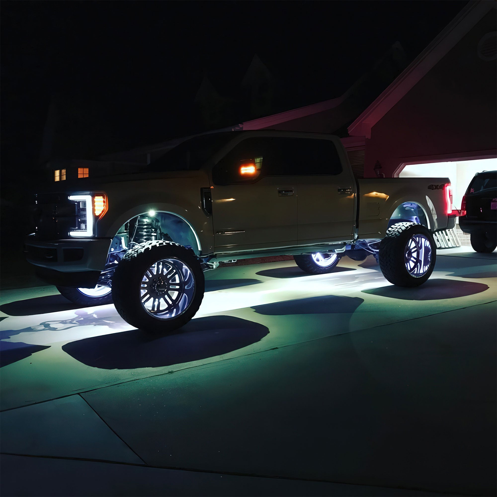 ORACLE Lighting LED Illuminated Wheel Rings - Double Row - White LED、mySite、nflplayoffbracketp