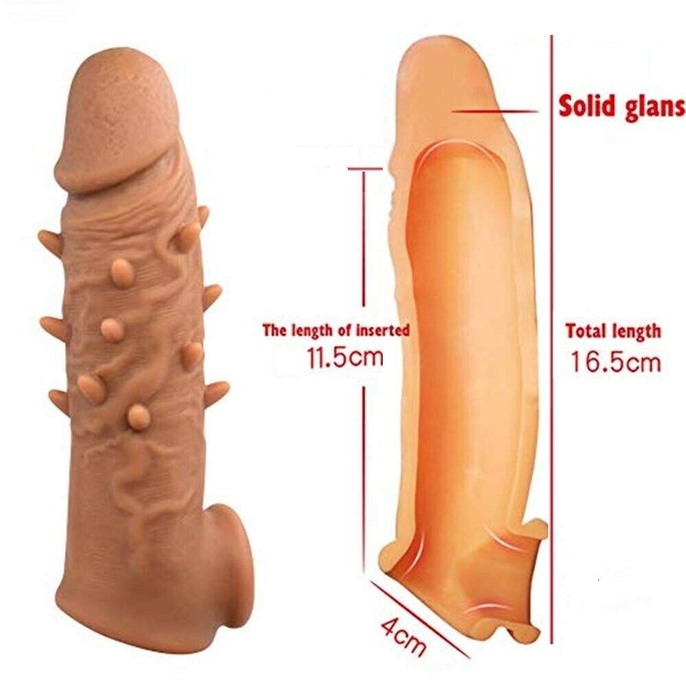 Penis Sleeve Flesh Skin | Extender | Stretchy | Realistic Penis Enlargement | Climax Delay、mySite、bottomscart