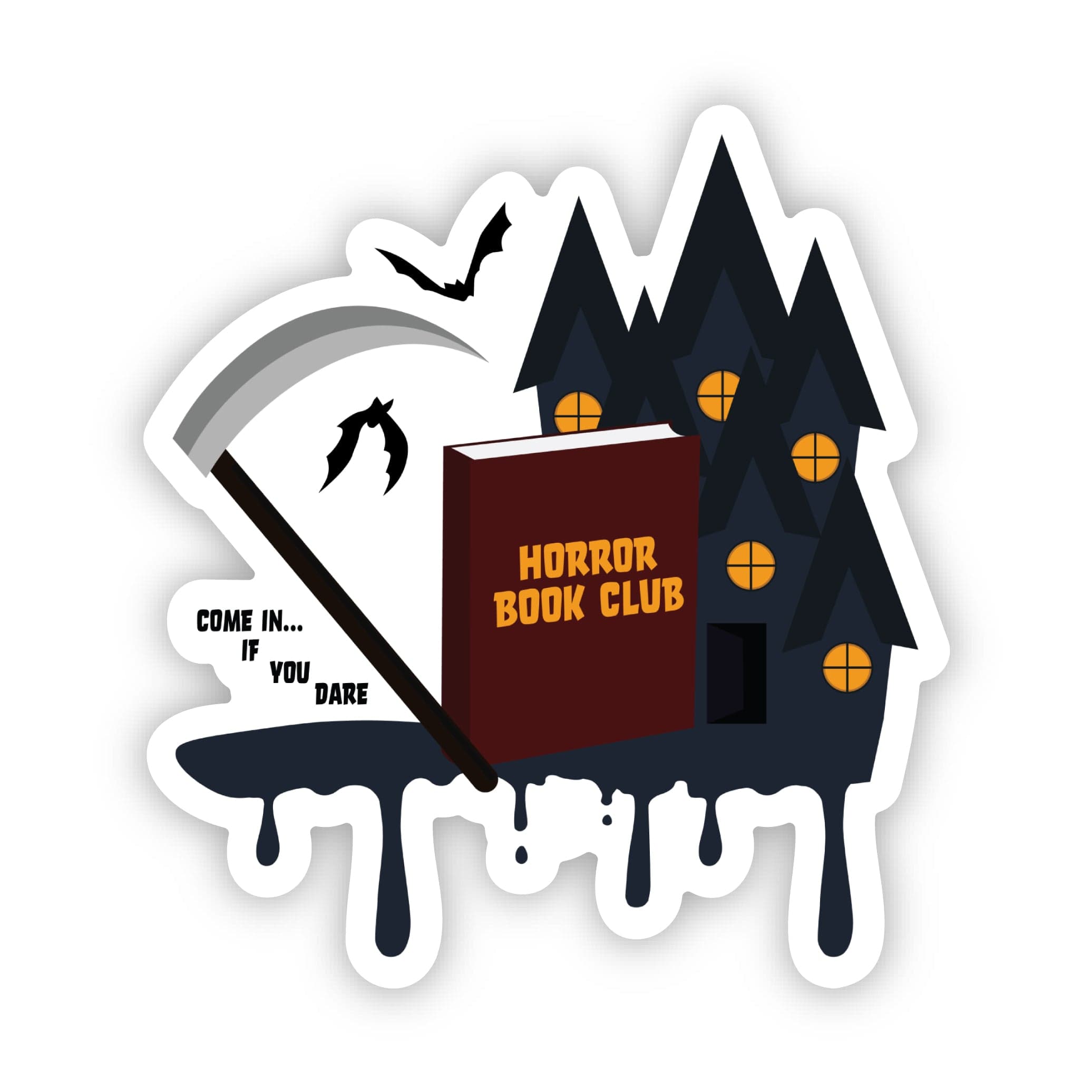  Horror Book Club Sticker、mySite、elrpsem3k