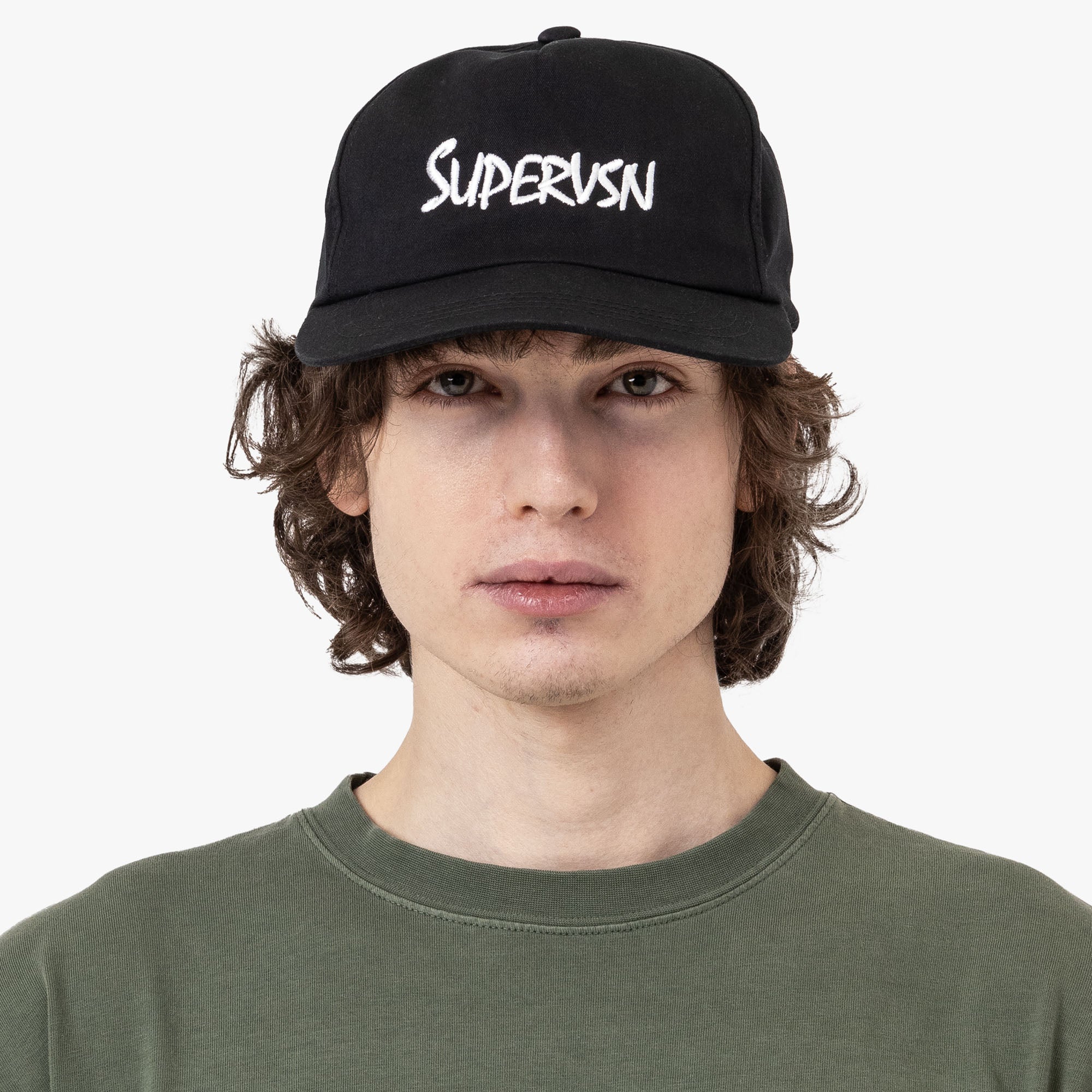  Supervsn Slauson Logo Camp Hat / Black、mySite、merchandisen