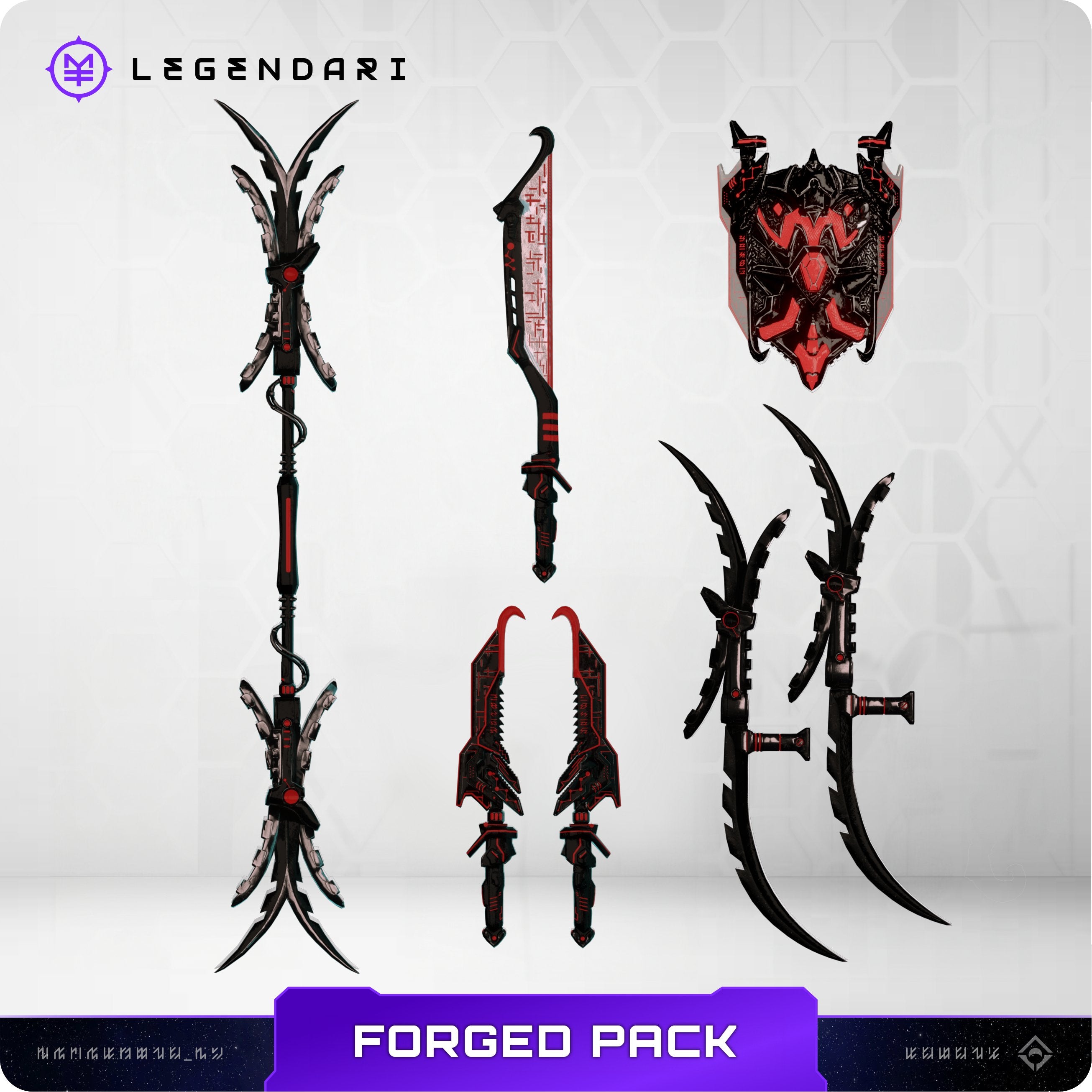 MetaTravelers Legendari Forged Weapons Pack、mySite、hgirdovlk
