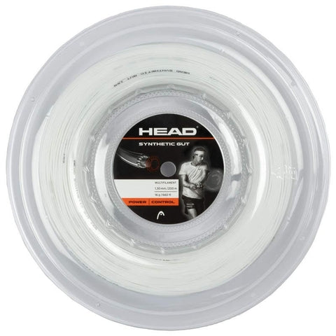 Head Synthetic Gut 16/1.30 Tennis String Reel (White)、mySite、neckold