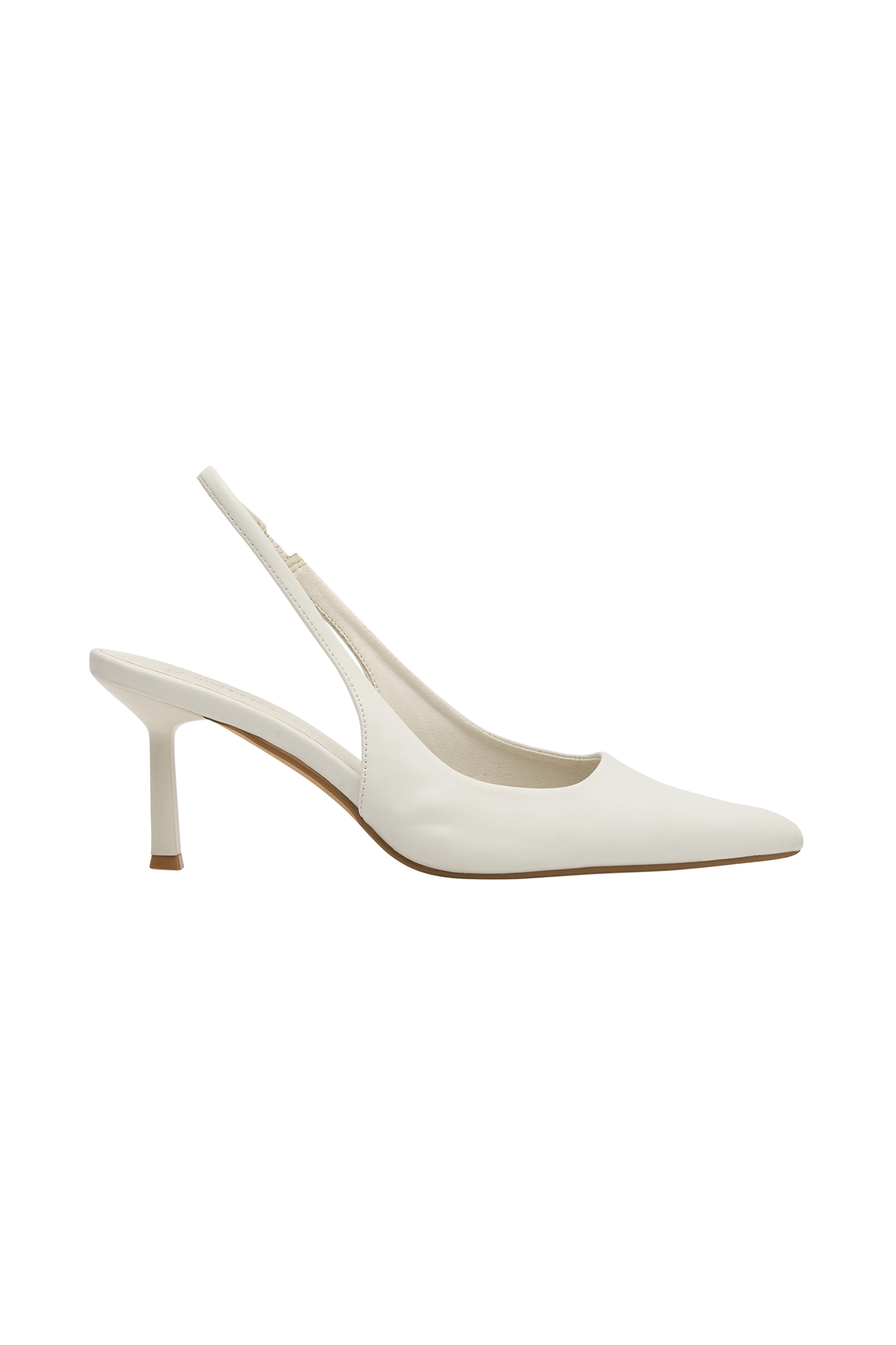 Dasha Sling Back Heels - Ivory、mySite、solidvoid