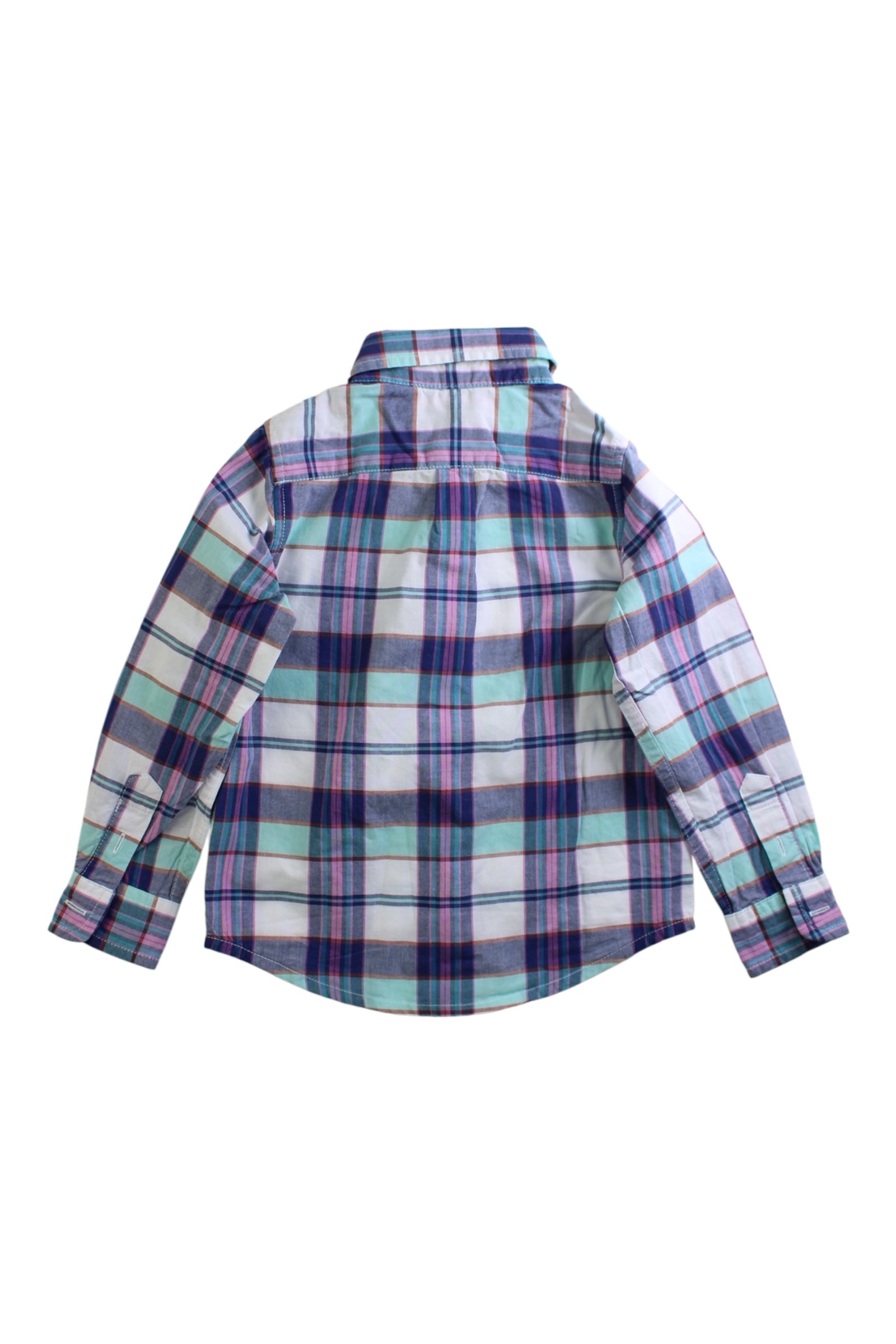 Janie & Jack Long Sleeve Checkered Shirt - 18-24M、mySite、g9winljtr