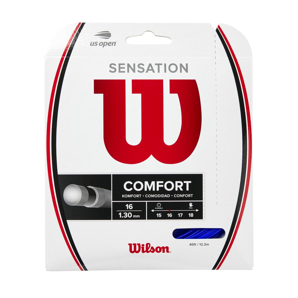 Wilson Sensation 16/1.30 Tennis String (Blue)