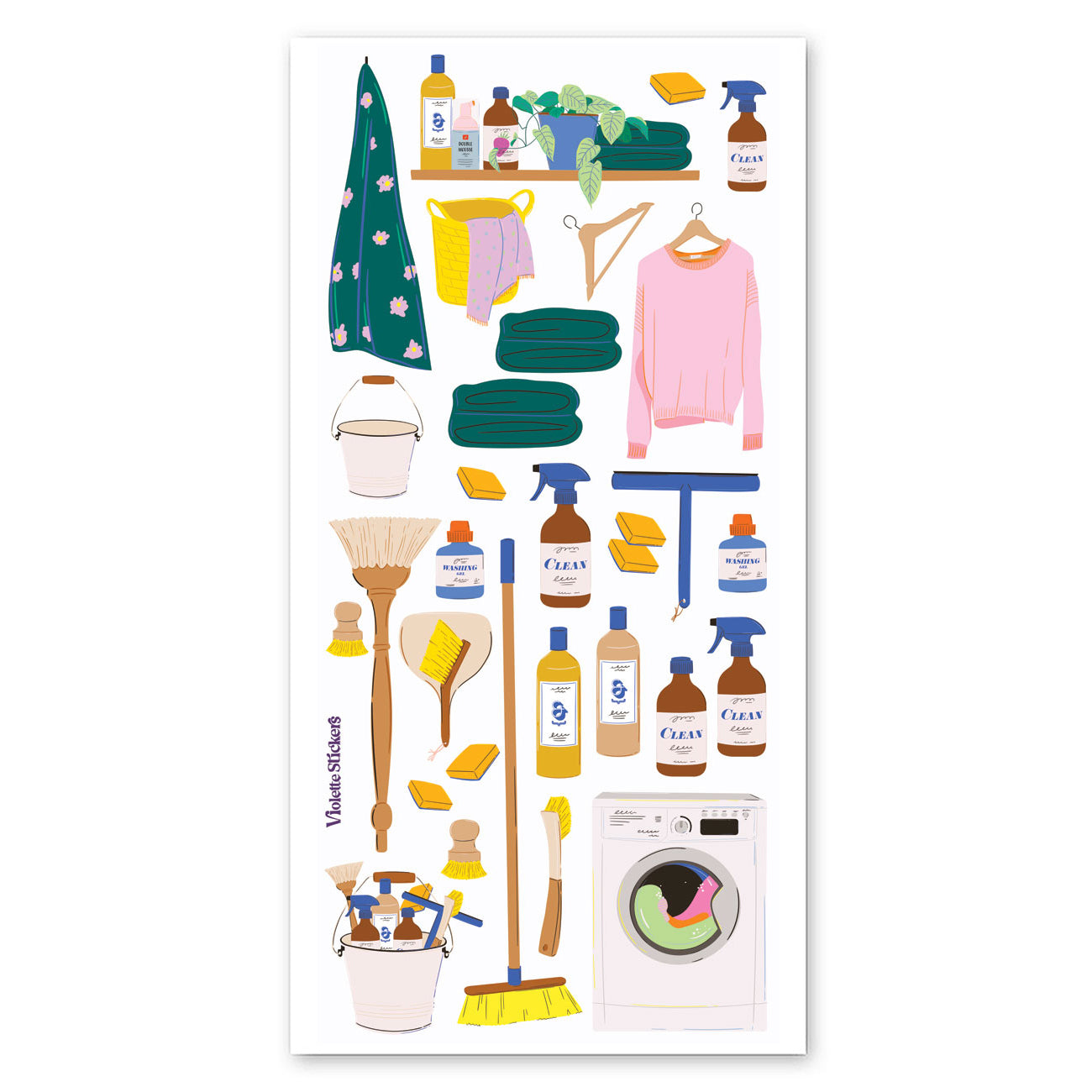  Laundry Day Stickers、mySite、ghnorth