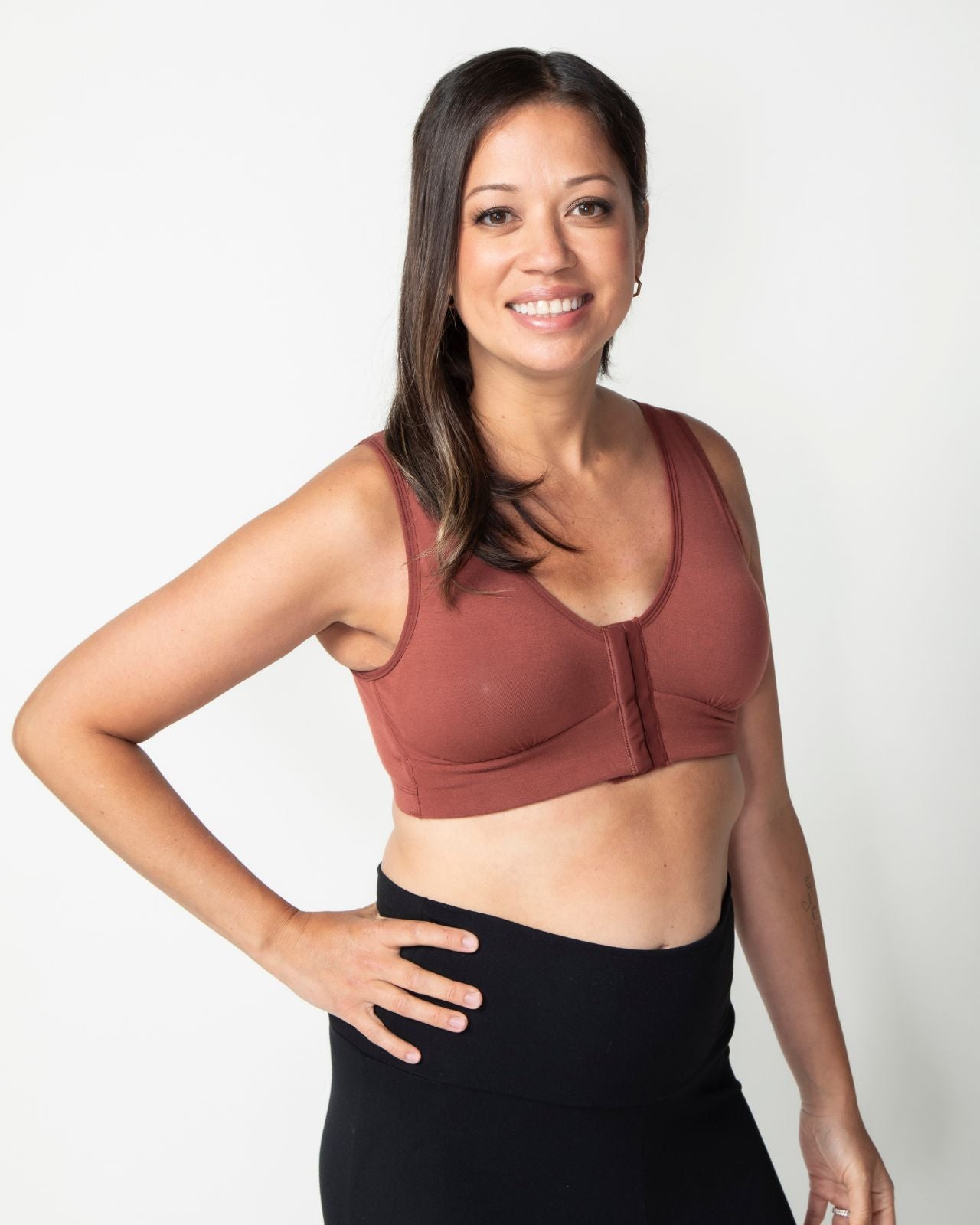 Rora Pocketed Front Closure Bra、mySite、bengalsvssteelers