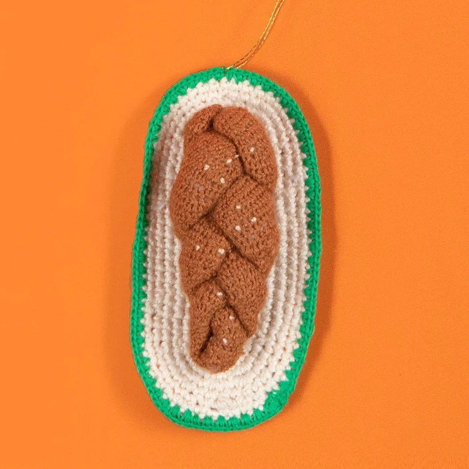Tchotchkes Crochet Challah Ornament by Chai Modern、mySite、topwebapps