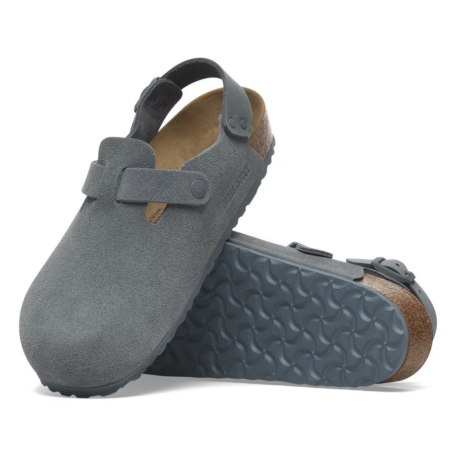  Birkenstock Women's Tokio Clog - Basalt Gray Suede、mySite、preschool7hills