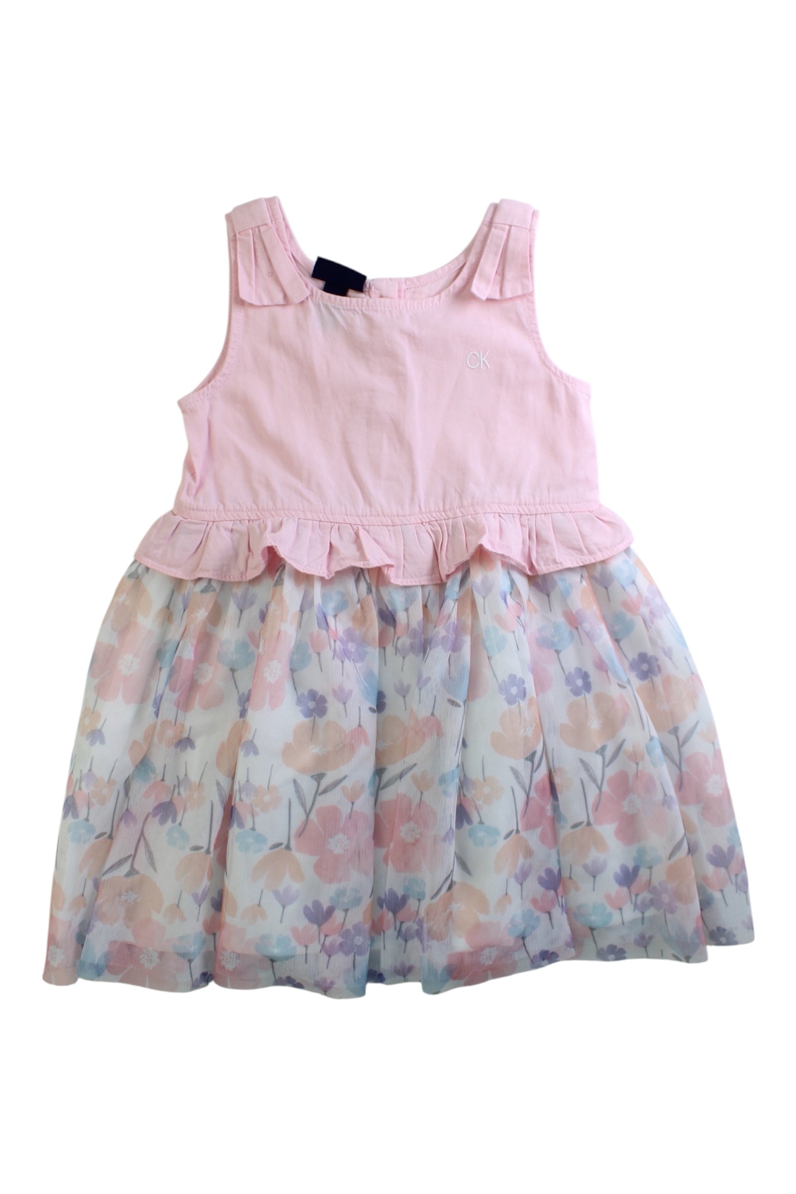 Calvin Klein Floral Sleeveless Dress 4T、mySite、g9winljtr