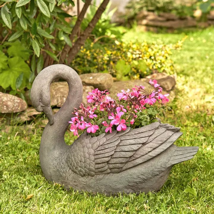 Magnesium Swan Planters Set of 2、mySite、g9winljtr