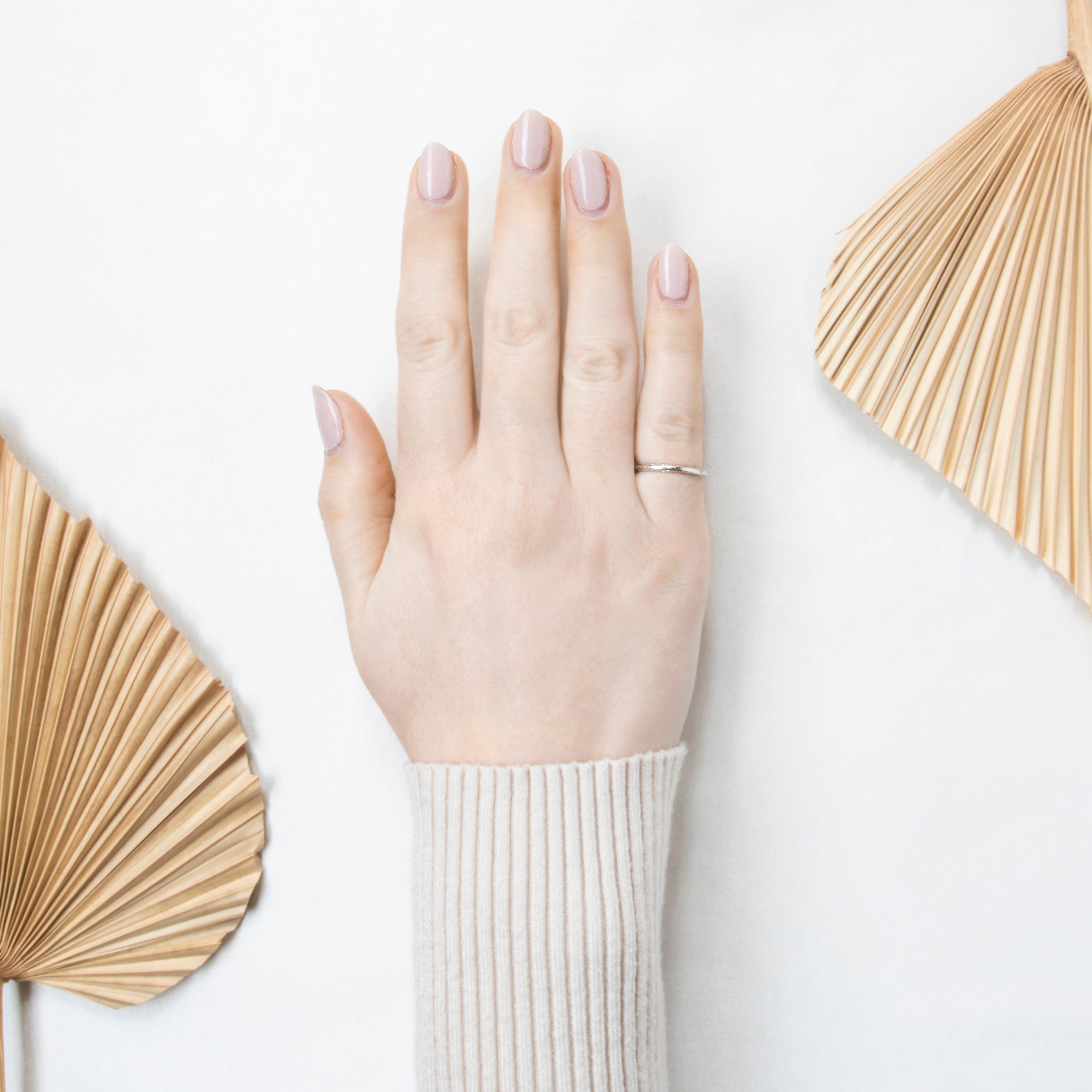 Antique Art Deco Platinum Blossom Design Band Ring 5.50、mySite、hinf8tx79