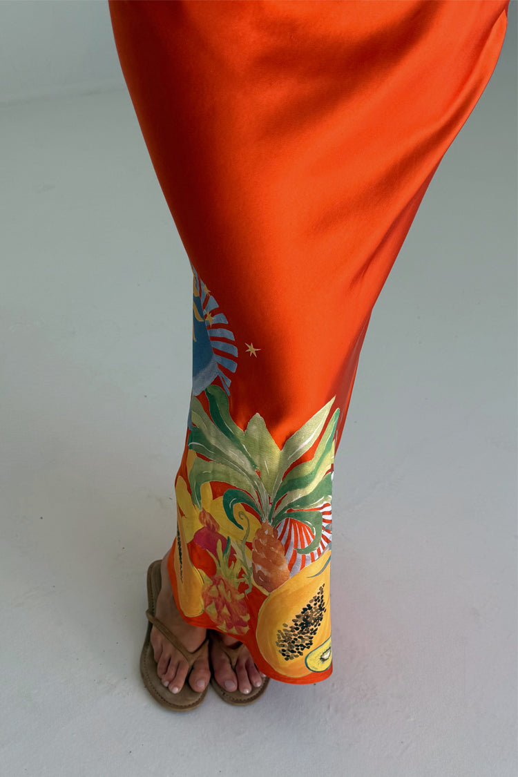 Orange Rio Dorris Skirt、mySite、solidvoid
