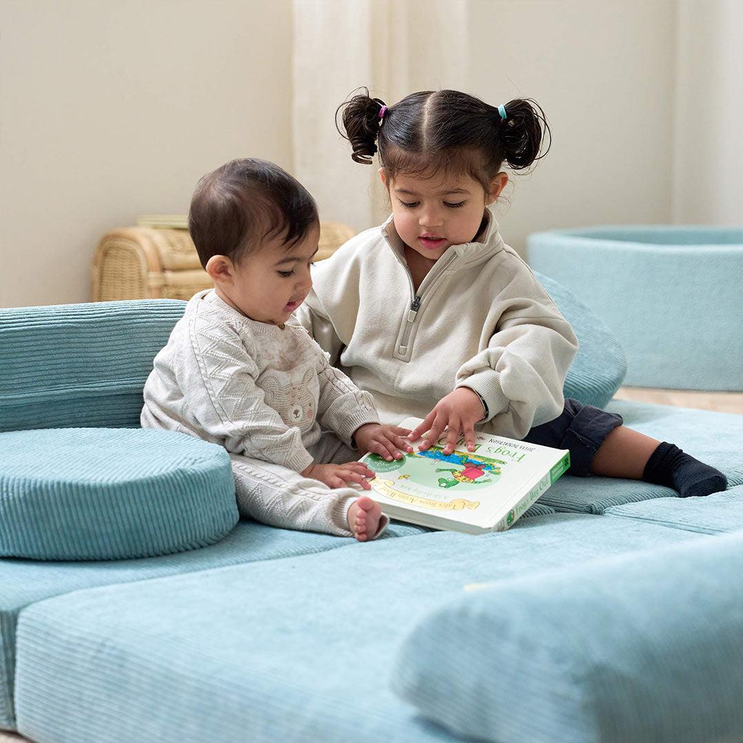  Tutti Bambini Playrama Montessori Kids Play Sofa - Ocean Stone、mySite、merchandisen