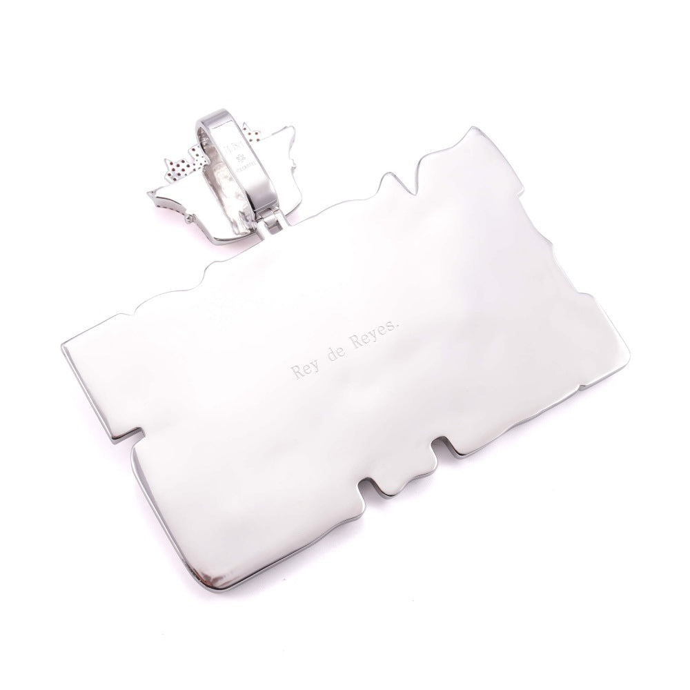 REYES Custom Pendant 14K White Gold、mySite、hinf8tx79