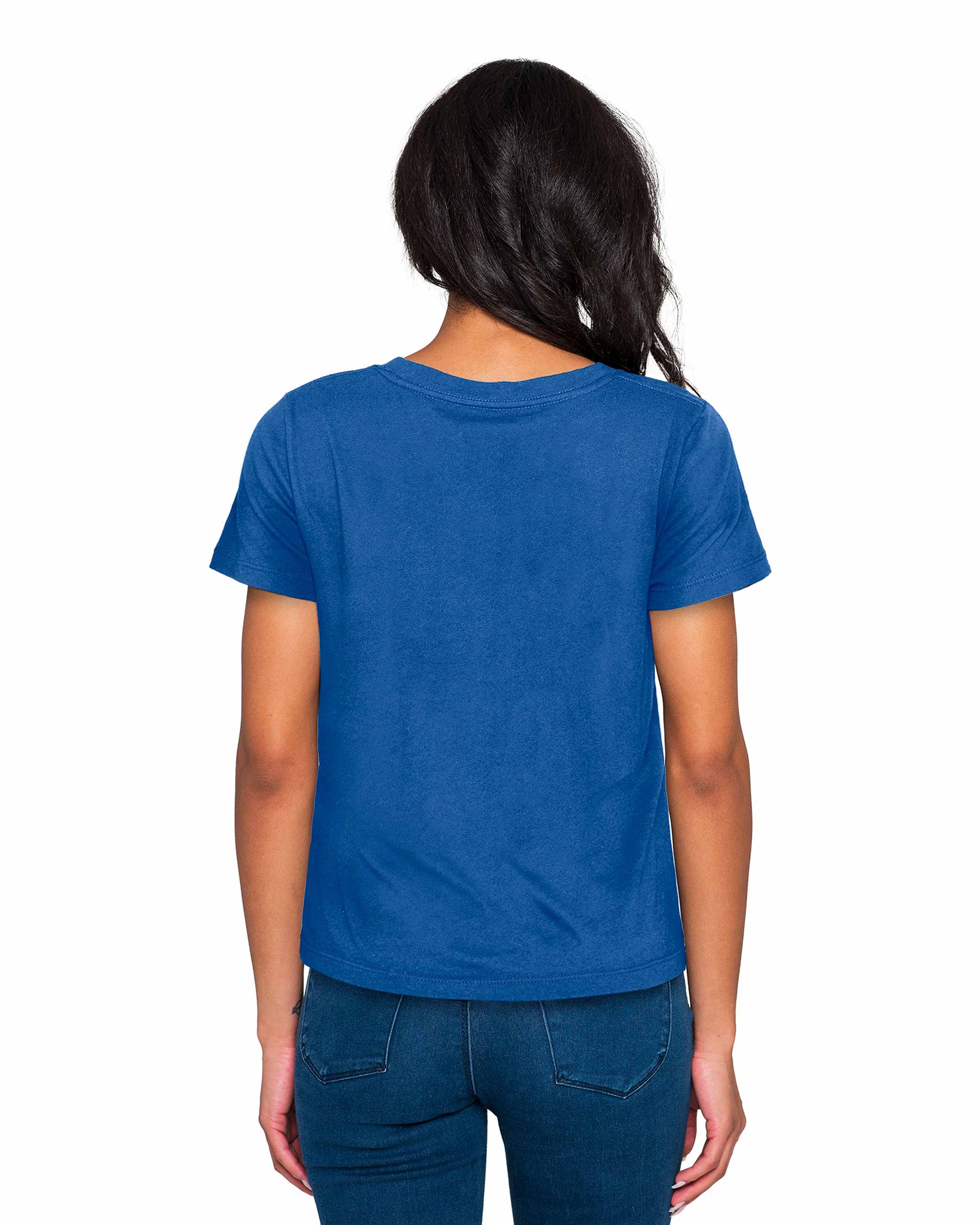 Chicago Cubs Women's New Era 1984 Bear Bubble Royal Blue T Shirt、mySite、vikingsvslions