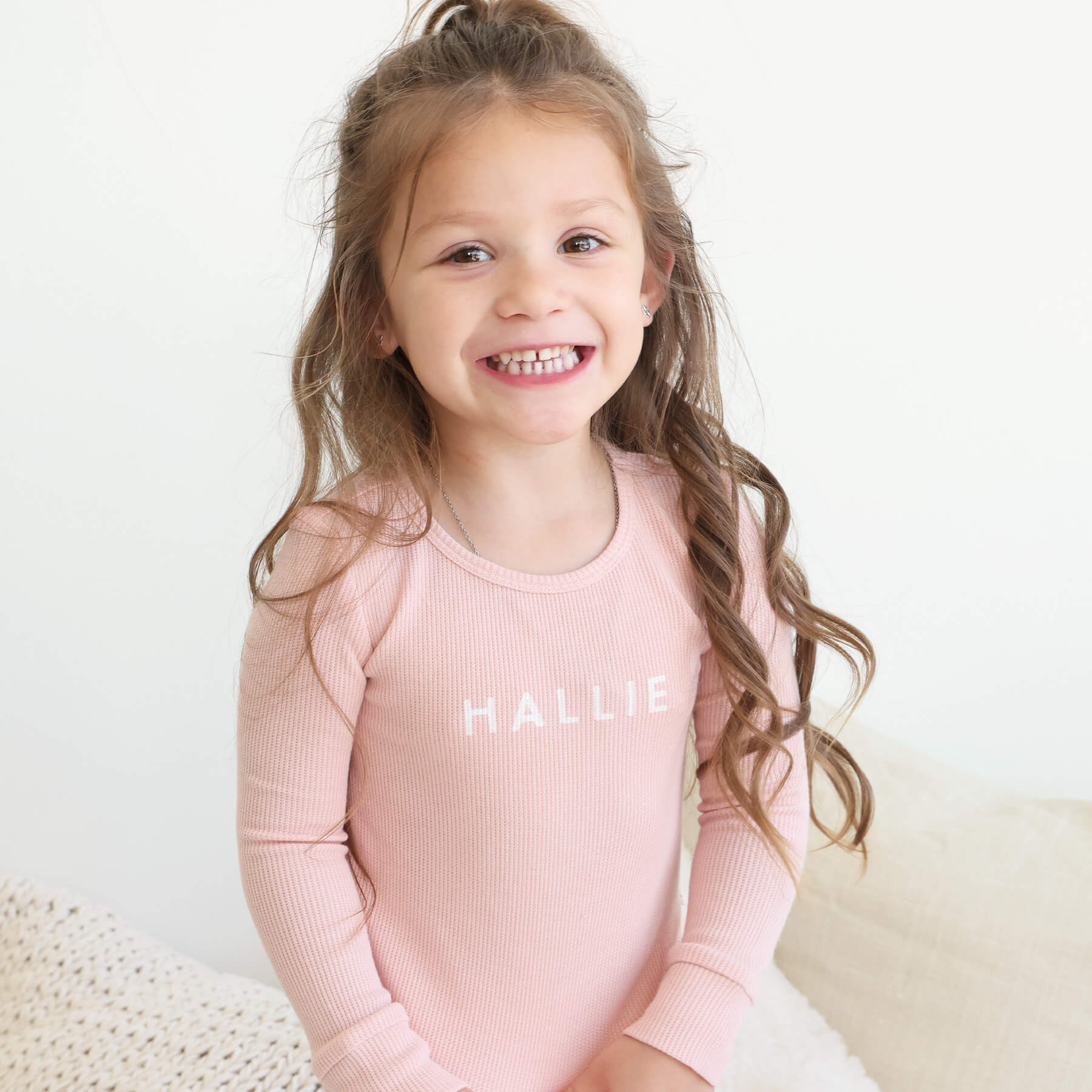  Bamboo Waffle Personalized Two Piece Pajama Sets、mySite、layawaytickets