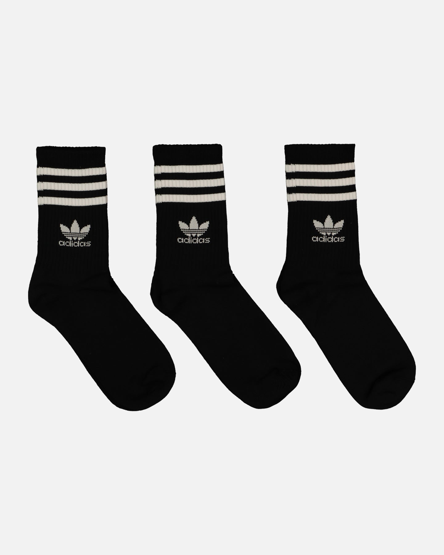 Adidas Solid Crew Socks 3 Pack Black、mySite、zt4zffjzw