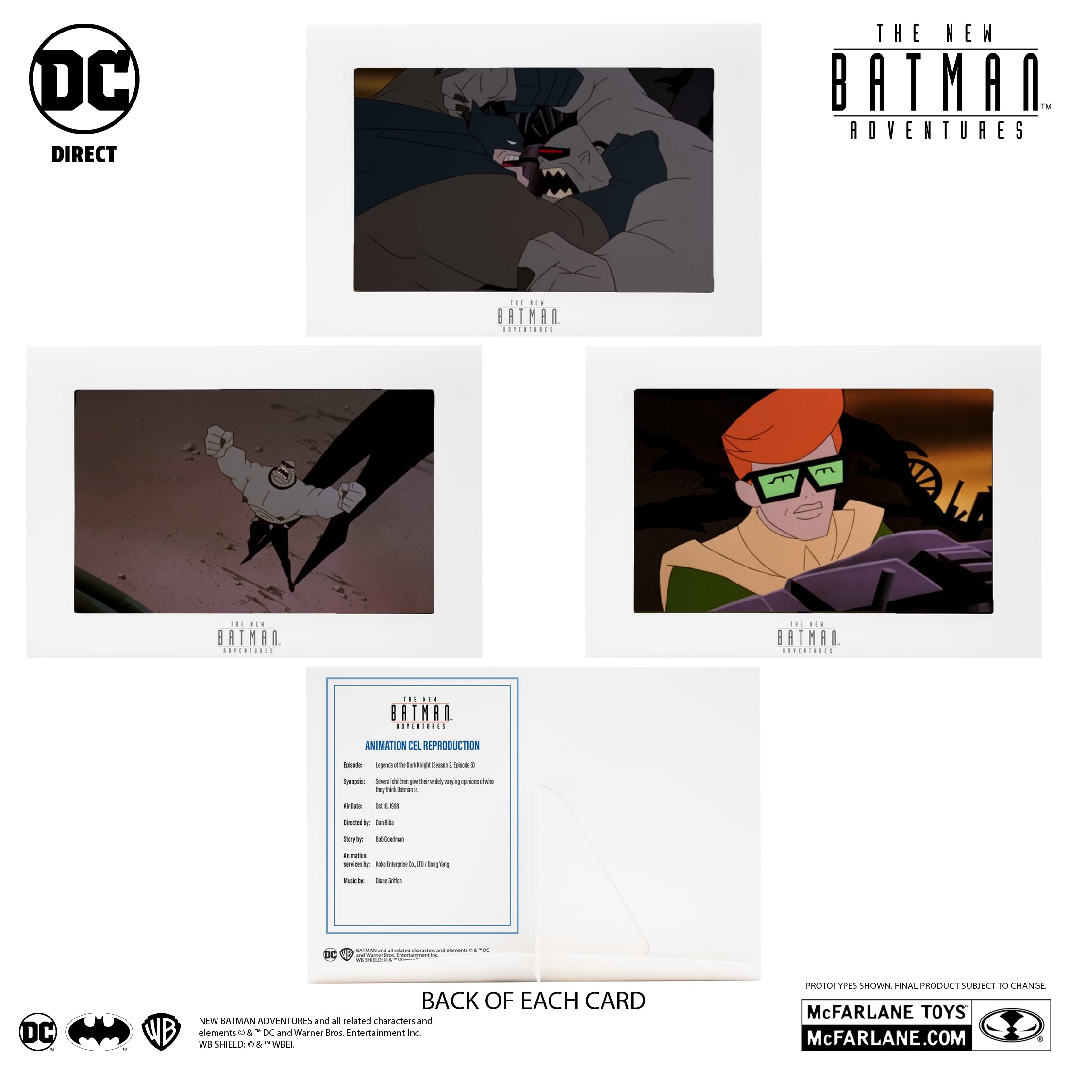 DC Direct New Batman Adventures Batman, Mutant Leader & Robin 3-Pack (Legends of The Dark Knight)、mySite、hgirdovlk