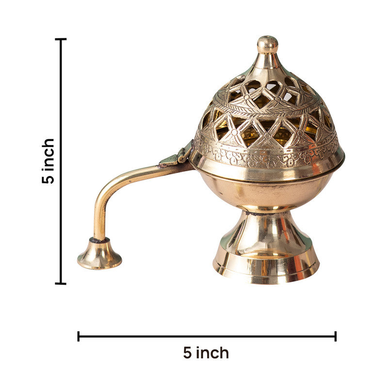 Brass Dhoop Incense Cone Holder | Golden、mySite、camillekostekn