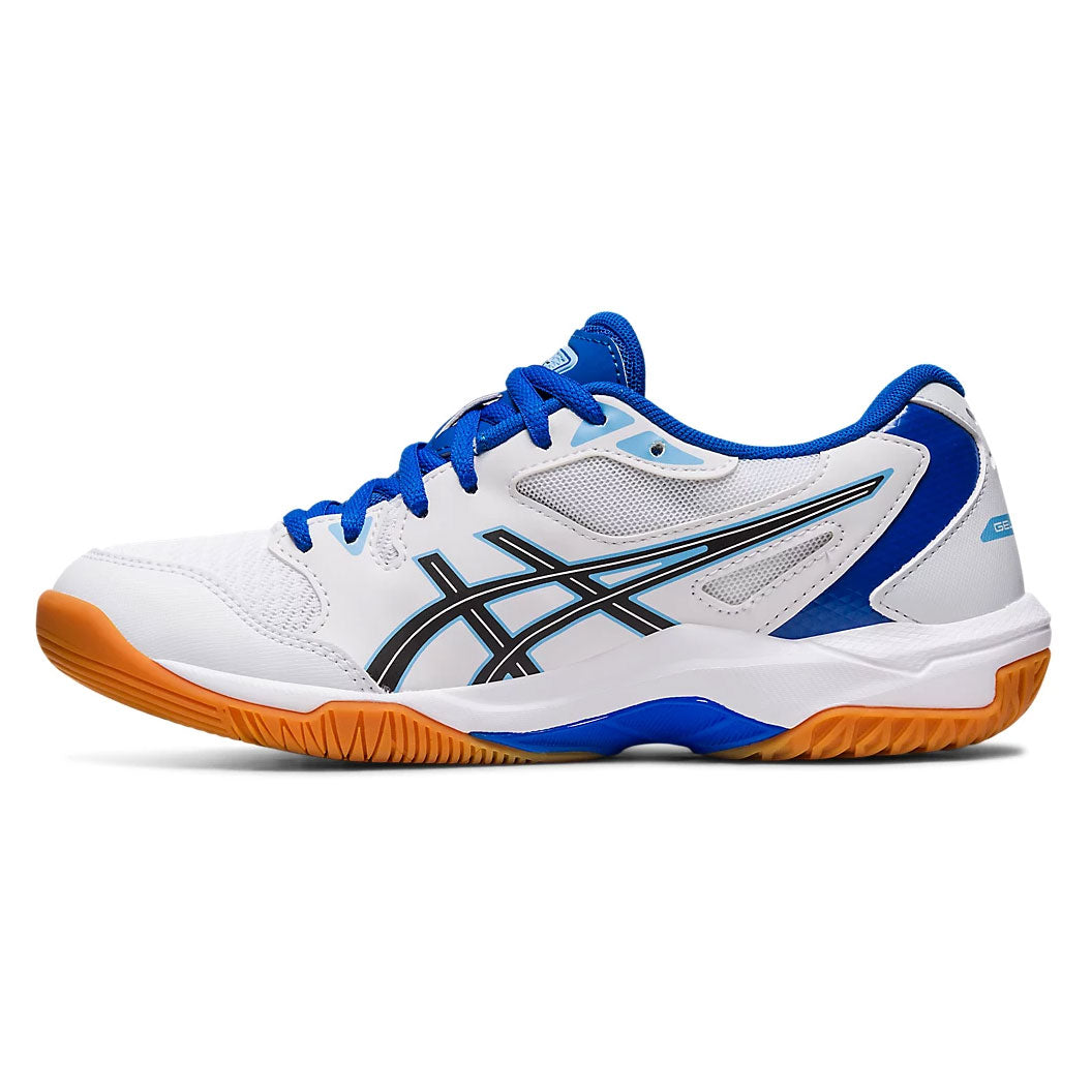 Asics Gel Rocket 10 Women's Indoor Court Shoe (White/Blue)