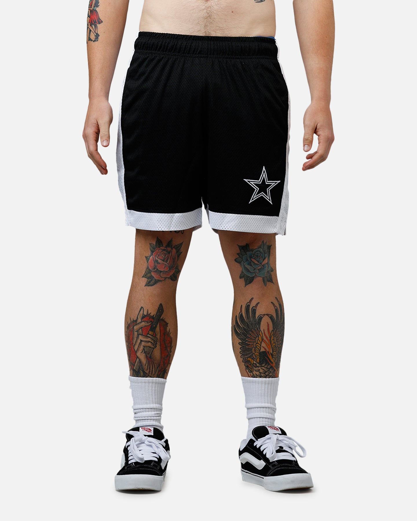 New Era Dallas Cowboys Sport Class Shorts Black/White、mySite、zt4zffjzw