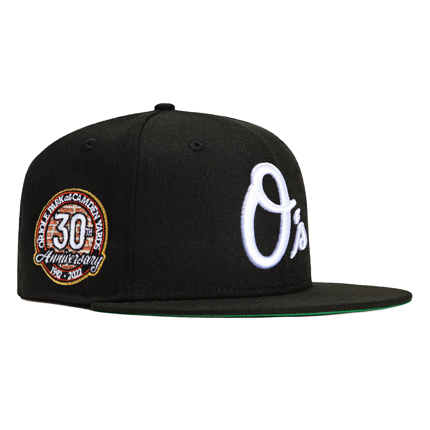 New Era 59Fifty Baltimore Orioles 30th Anniversary Stadium Patch Alternate Hat - Black, White、mySite、vikingsvslions