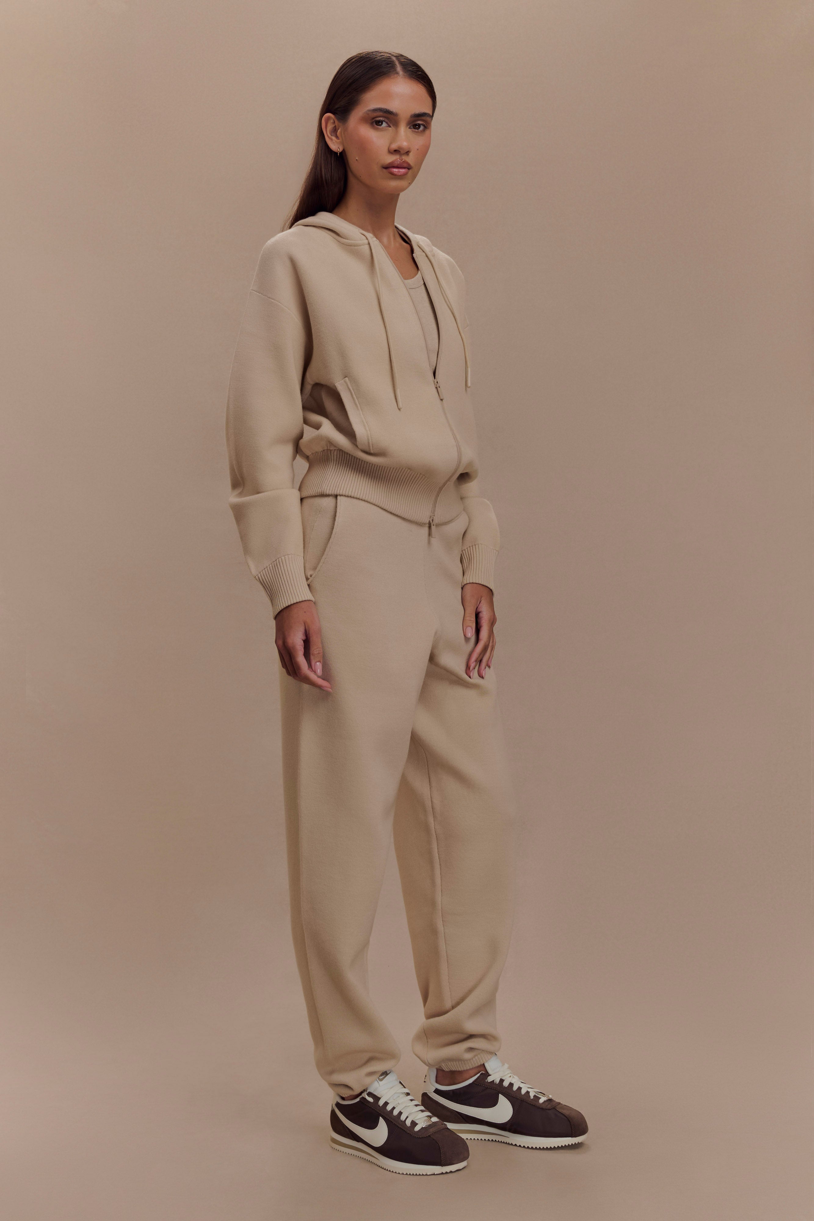 Sami Knit Jogger - Camel、mySite、solidvoid