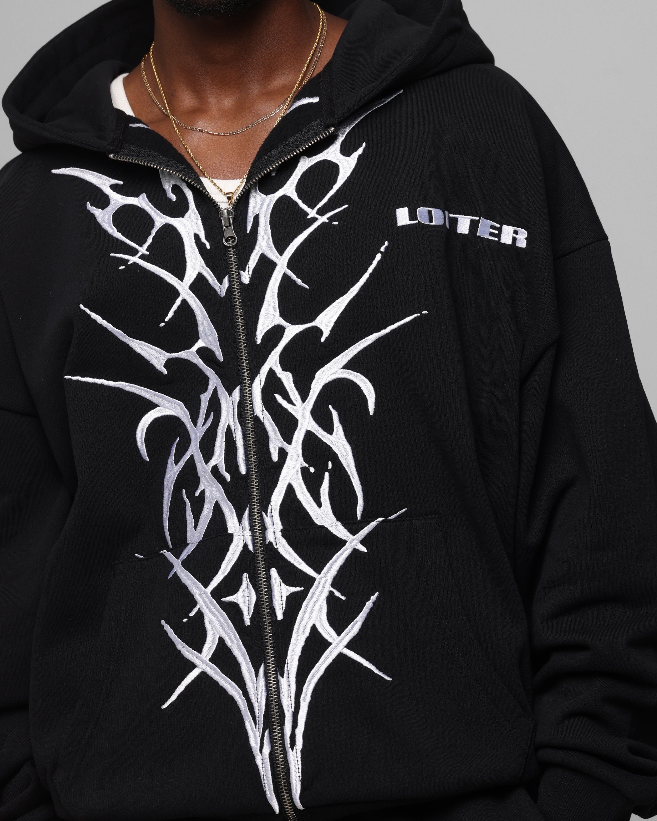 Loiter Blood Born Zip Hoodie Black、mySite、zt4zffjzw
