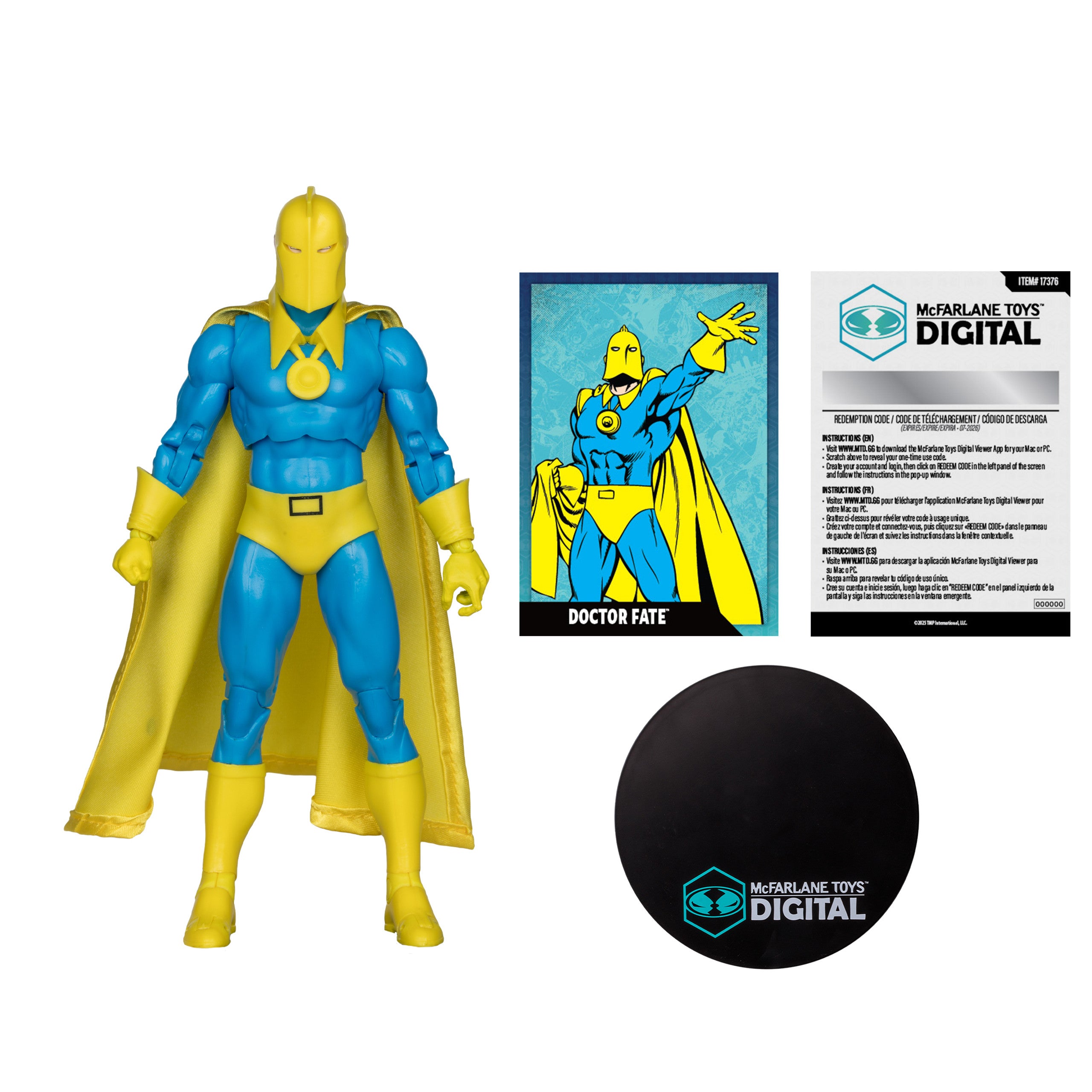 DC Direct Doctor Fate (Silver Age) with McFarlane Toys Digital Collectible、mySite、hgirdovlk