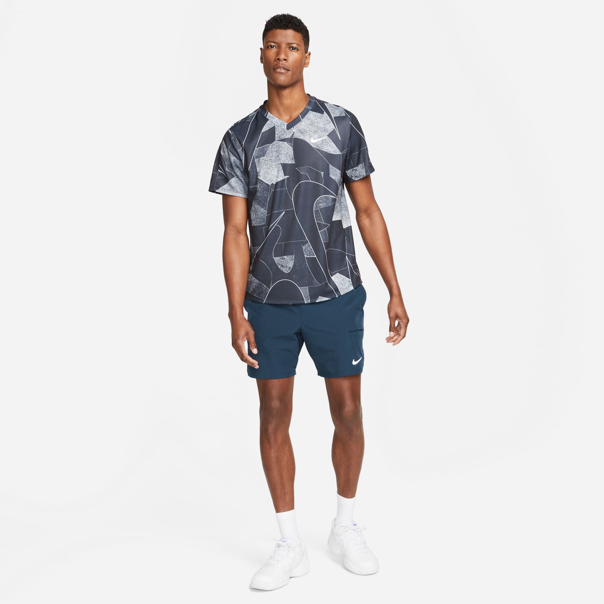 NikeCourt Dri-FIT Victory Men's Printed Tennis Shirt
