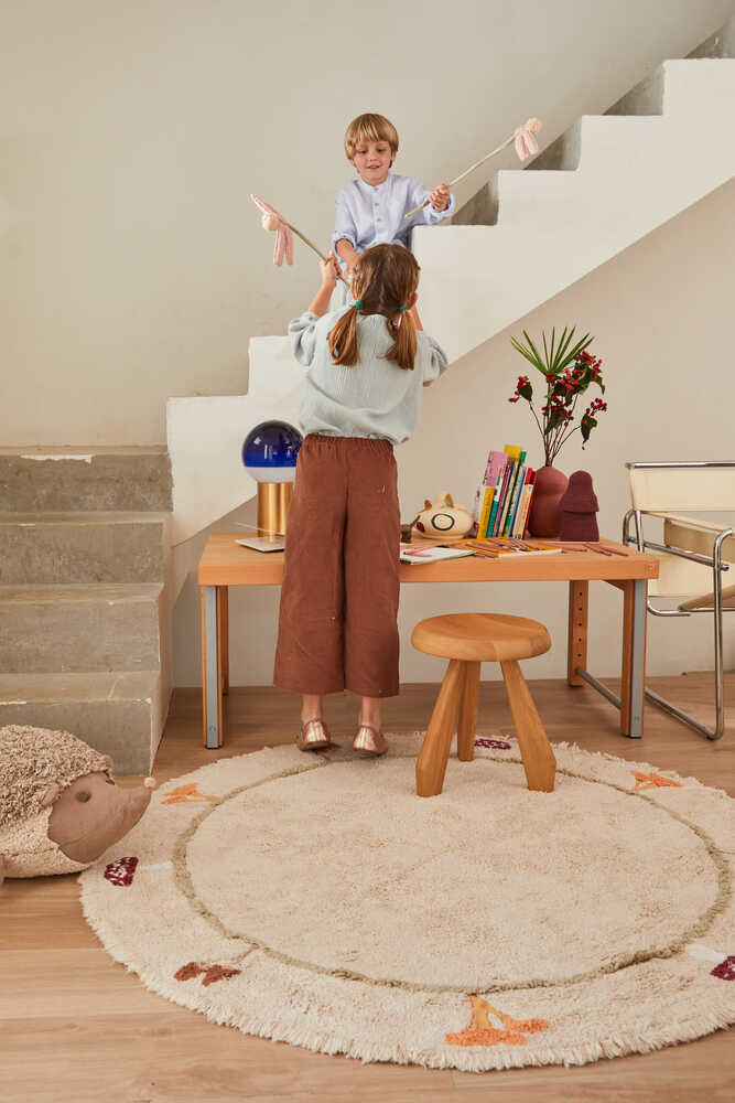 WASHABLE ROUND RUG CHANTERELLE、mySite、gigharbornorthrealestate