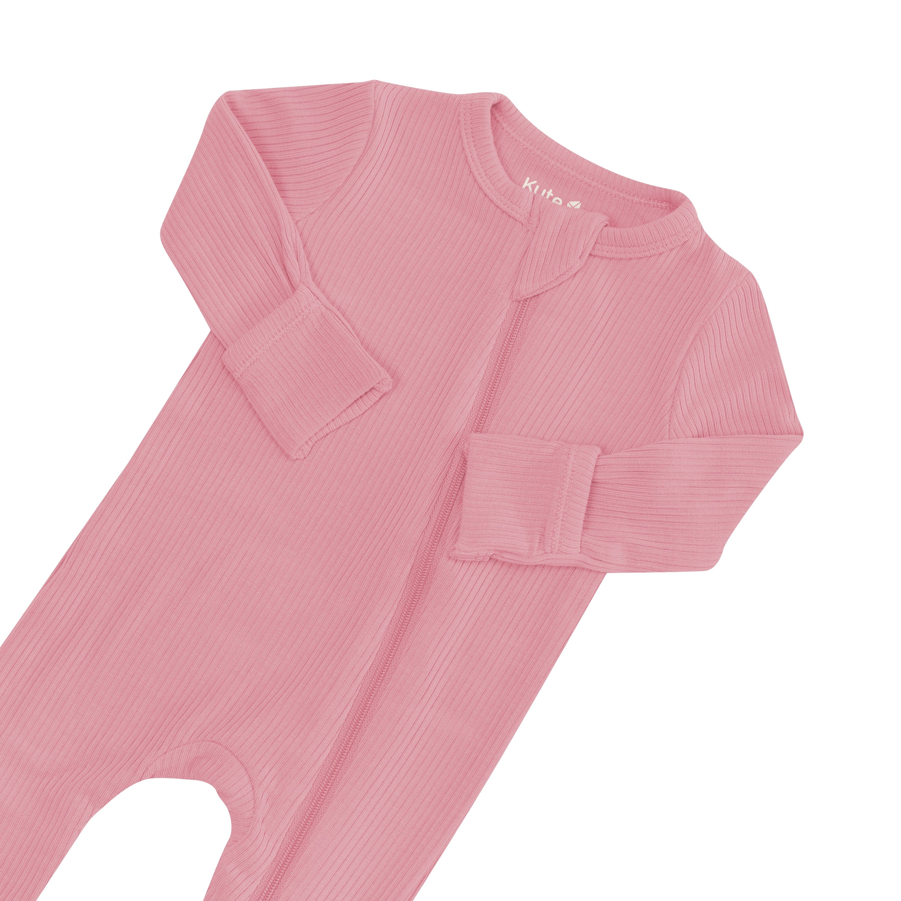  Ribbed Zipper Romper in Apple Blossom、mySite、layawaytickets